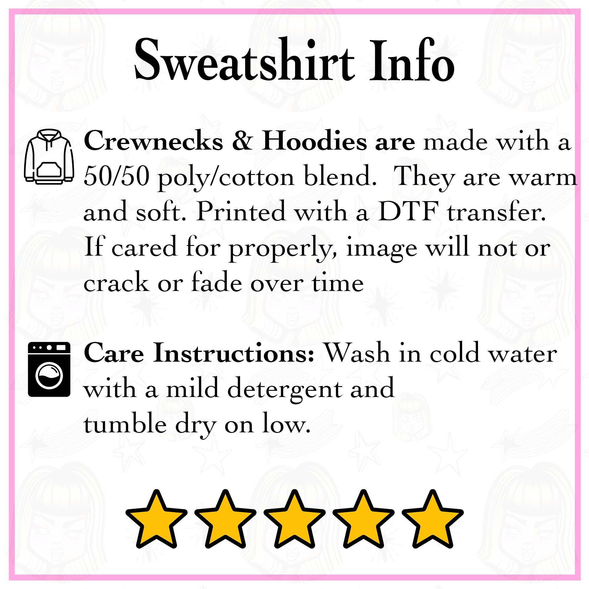My Dog is My Boo - Crewneck Sweatshirt or Hoodie