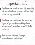 The Plant Lover Vinyl Sticker - Vinyl Water Resistant Sticker, Laptop Sticker, Phone Sticker, Water Bottle Sticker, Cute Decal