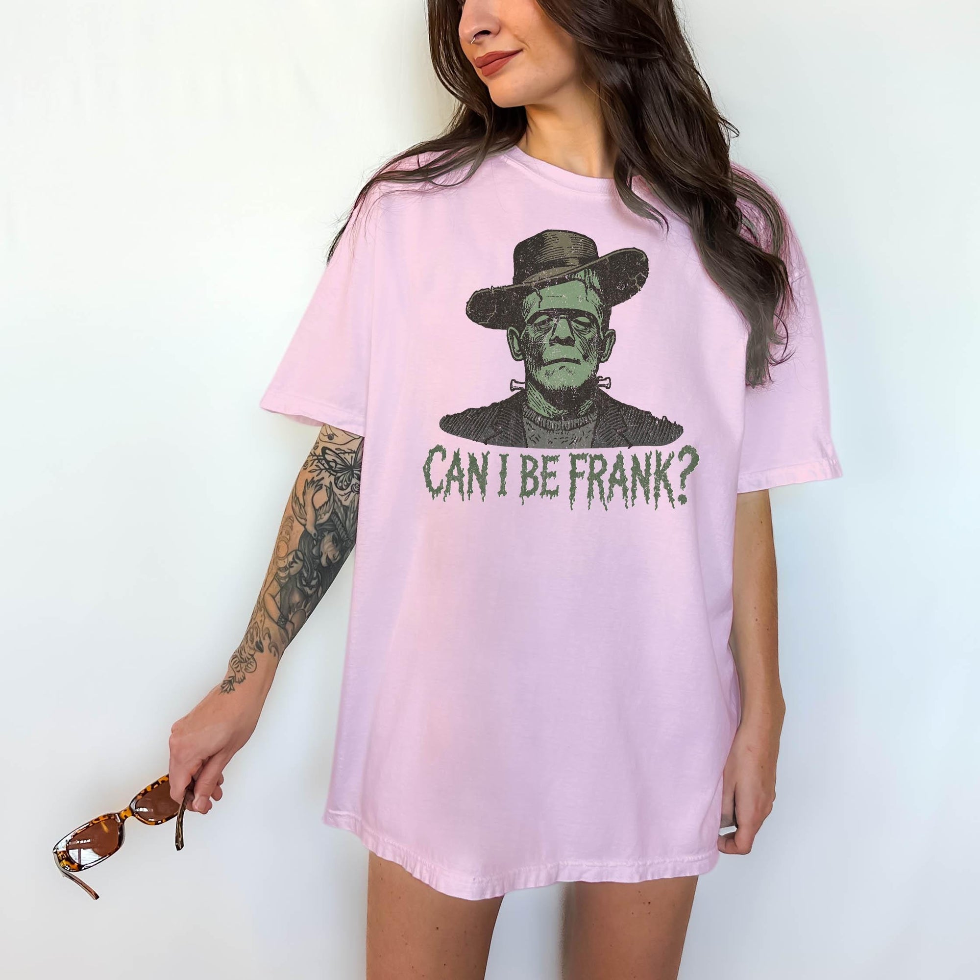 Can I Be Frank - Comfort Colors T-shirt, Funny Shirt, Dark Humor