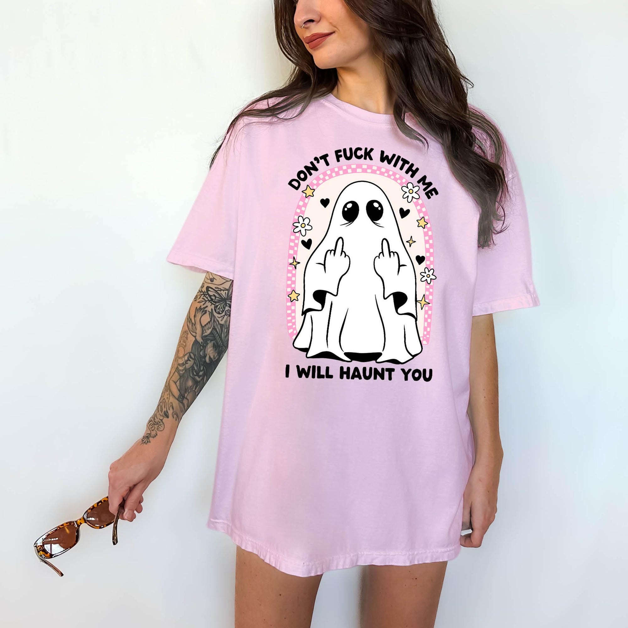 Don't Fuck With Me or I'll Haunt You- Comfort Colors T-shirt, Funny Shirt, Dark Humor