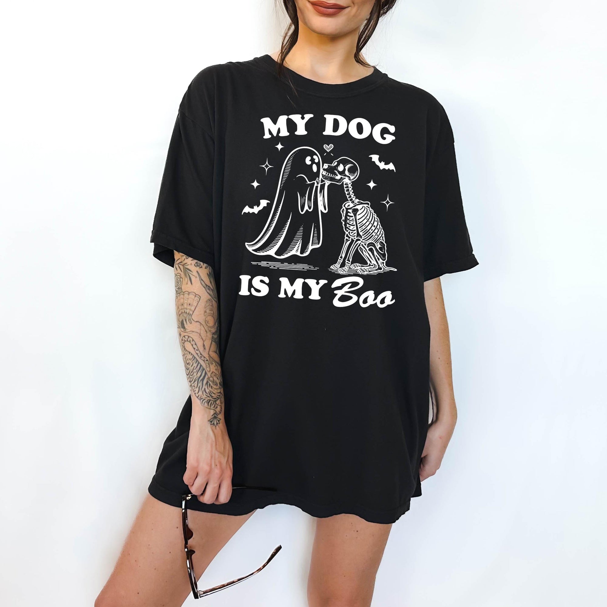 Dogs Because People are Creepy - Comfort Colors T-shirt, Funny Shirt, Dark Humor