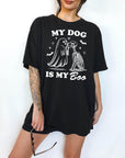 Dogs Because People are Creepy - Comfort Colors T-shirt, Funny Shirt, Dark Humor