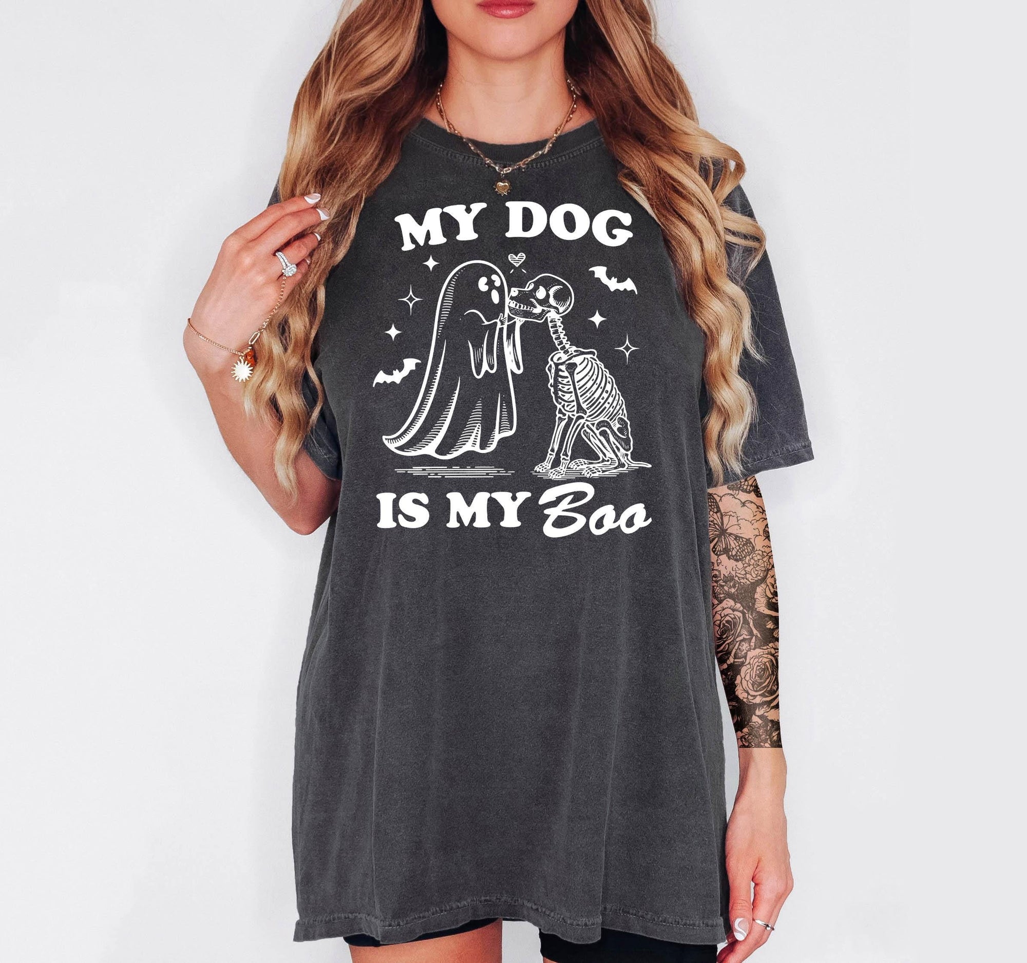 Dogs Because People are Creepy - Comfort Colors T-shirt, Funny Shirt, Dark Humor