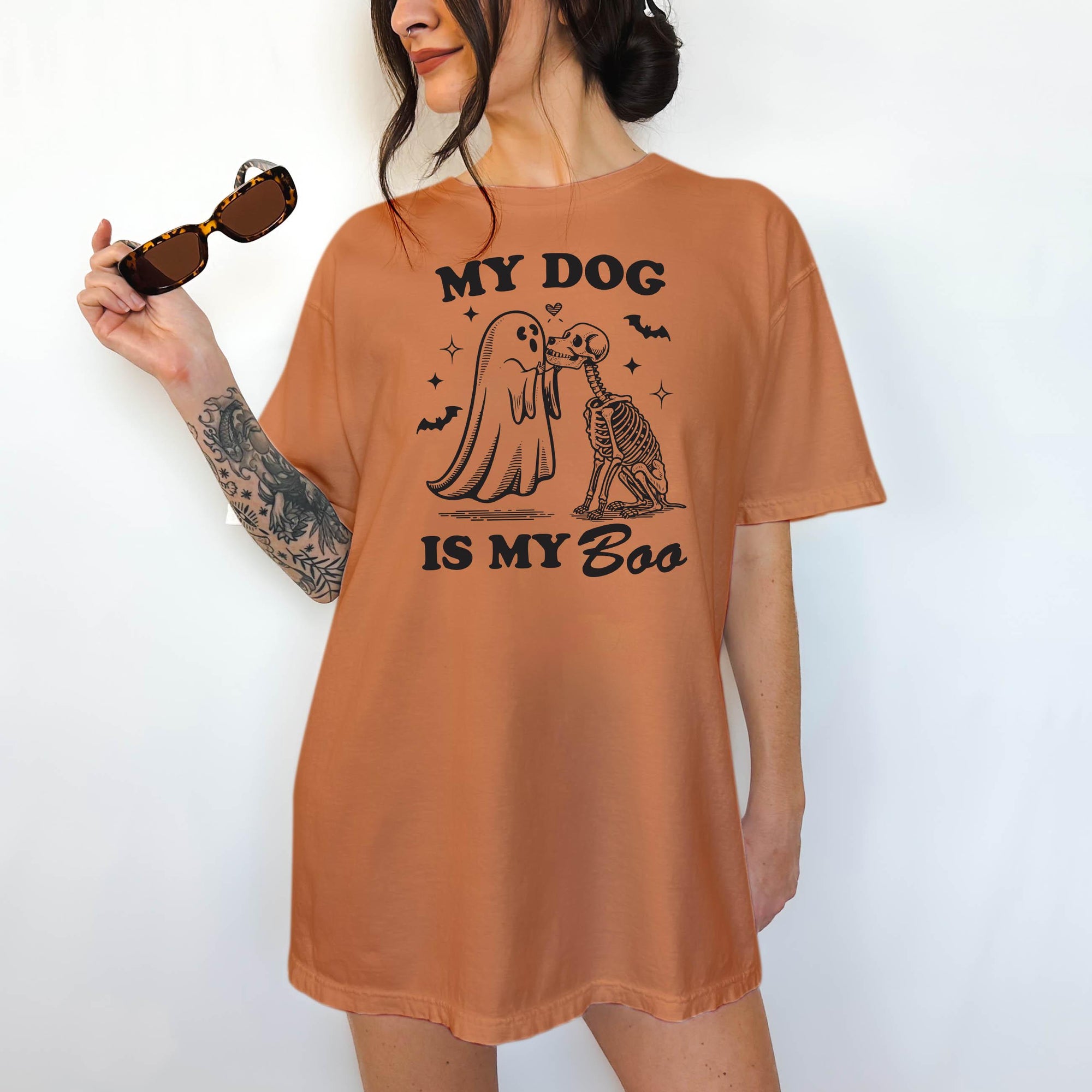 Dogs Because People are Creepy - Comfort Colors T-shirt, Funny Shirt, Dark Humor