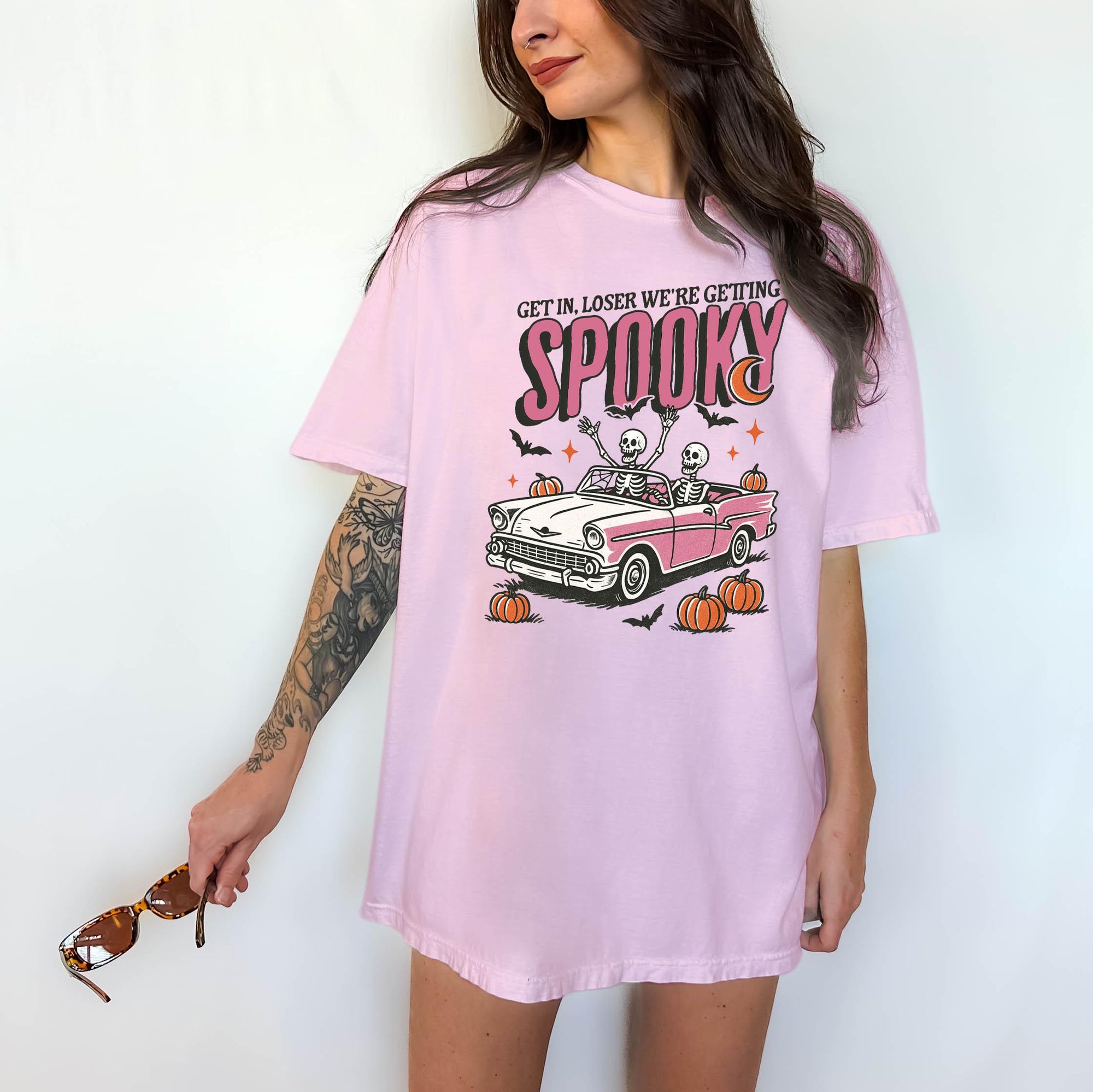 Get in Loser We're Getting Spooky - Comfort Colors T-shirt, Funny Shirt, Dark Humor