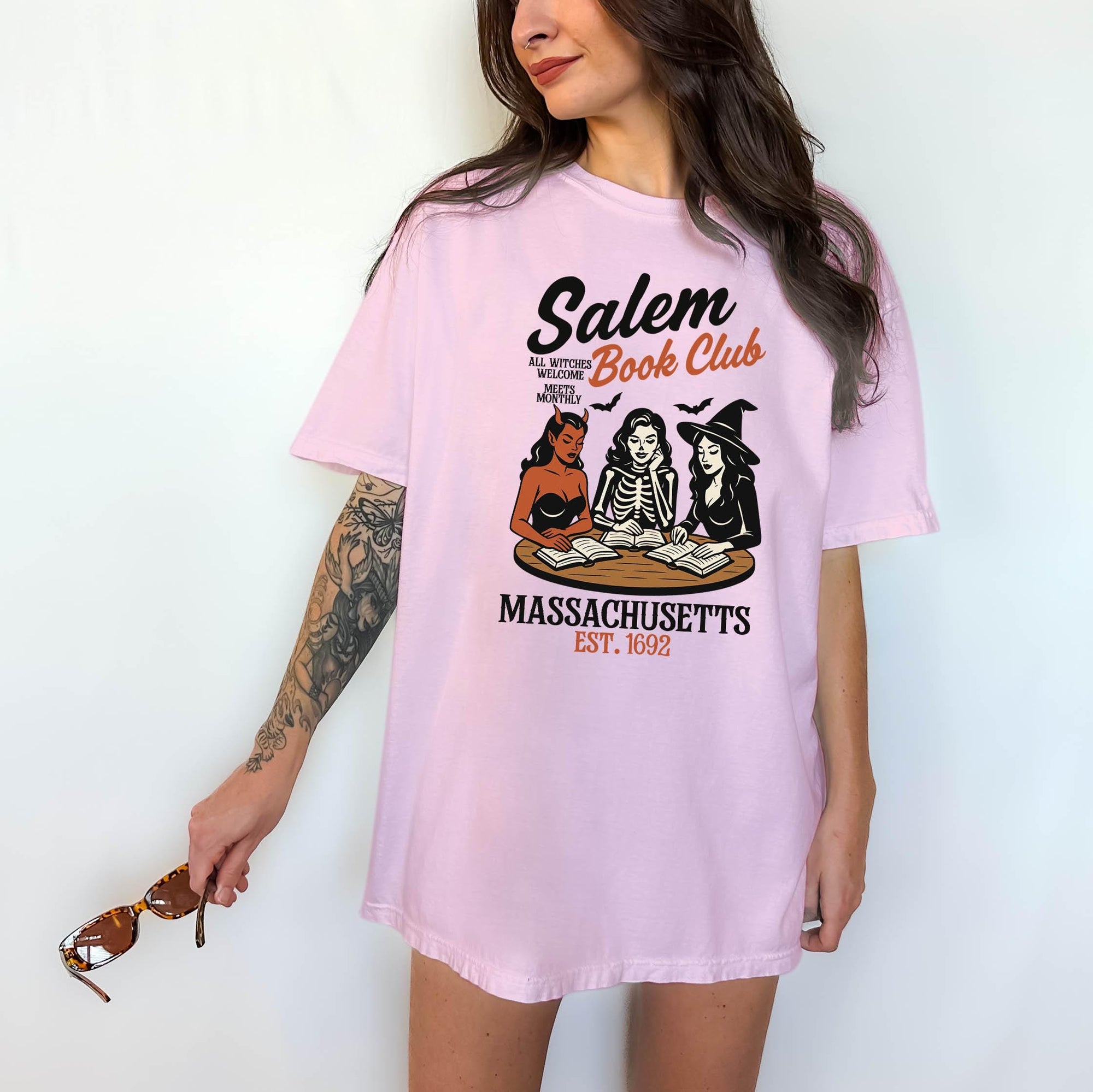 Salem Book Club - Comfort Colors T-shirt, Funny Shirt, Dark Humor