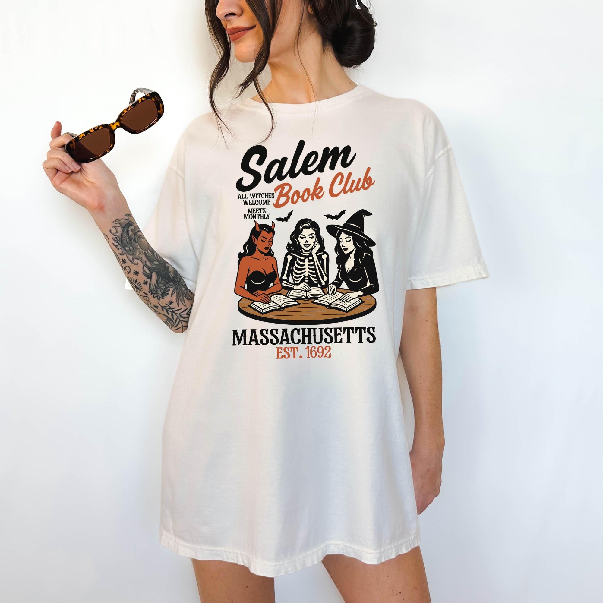 Salem Book Club - Comfort Colors T-shirt, Funny Shirt, Dark Humor