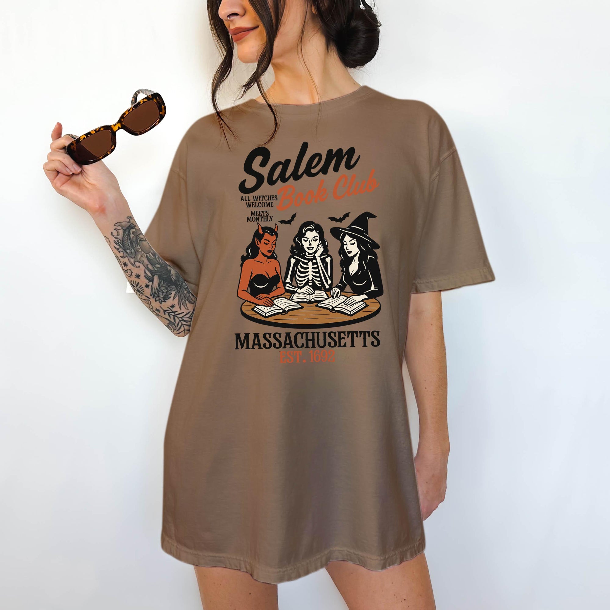 Salem Book Club - Comfort Colors T-shirt, Funny Shirt, Dark Humor