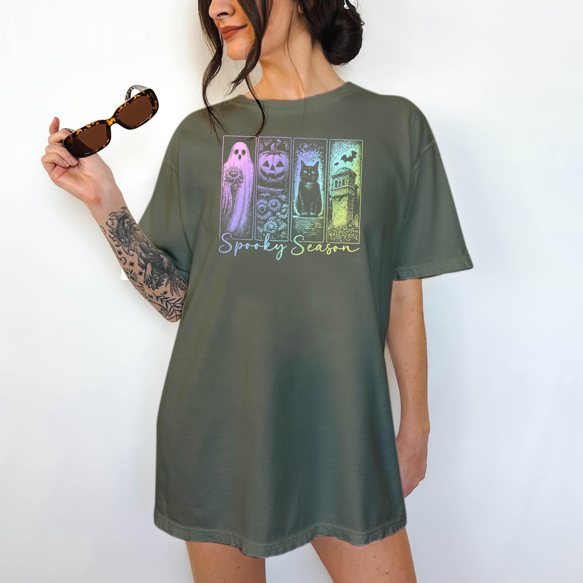 Pastel Spooky Halloween - Comfort Colors T-shirt, Funny Shirt, Dark Humor
