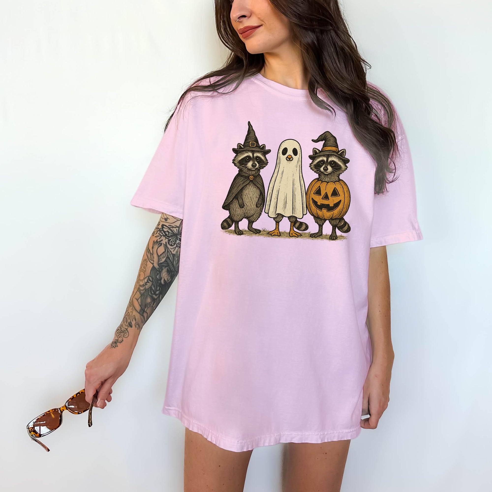 Cutie Ghostie Friends - Comfort Colors T-shirt, Funny Shirt, Dark Humor