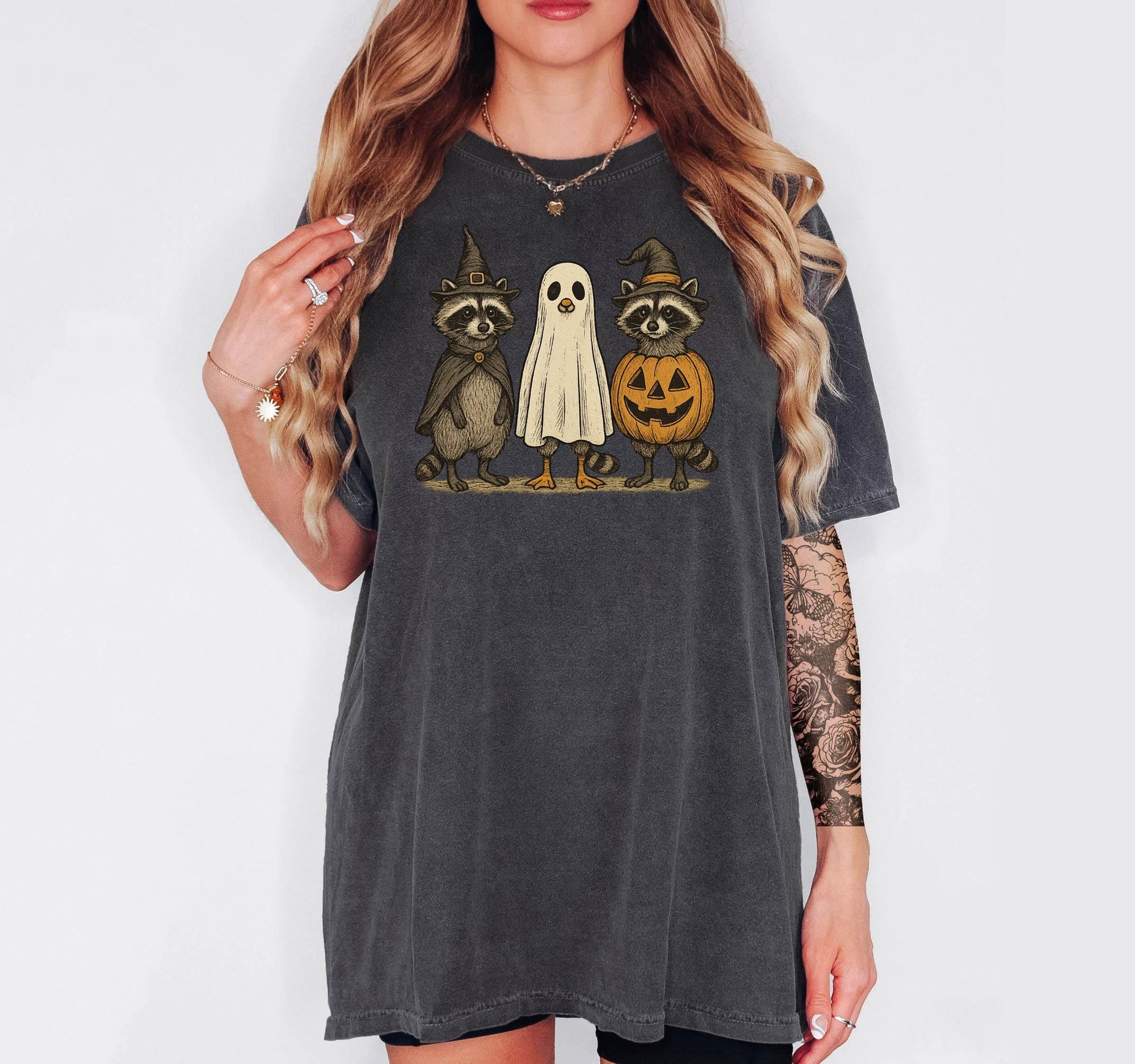Cutie Ghostie Friends - Comfort Colors T-shirt, Funny Shirt, Dark Humor