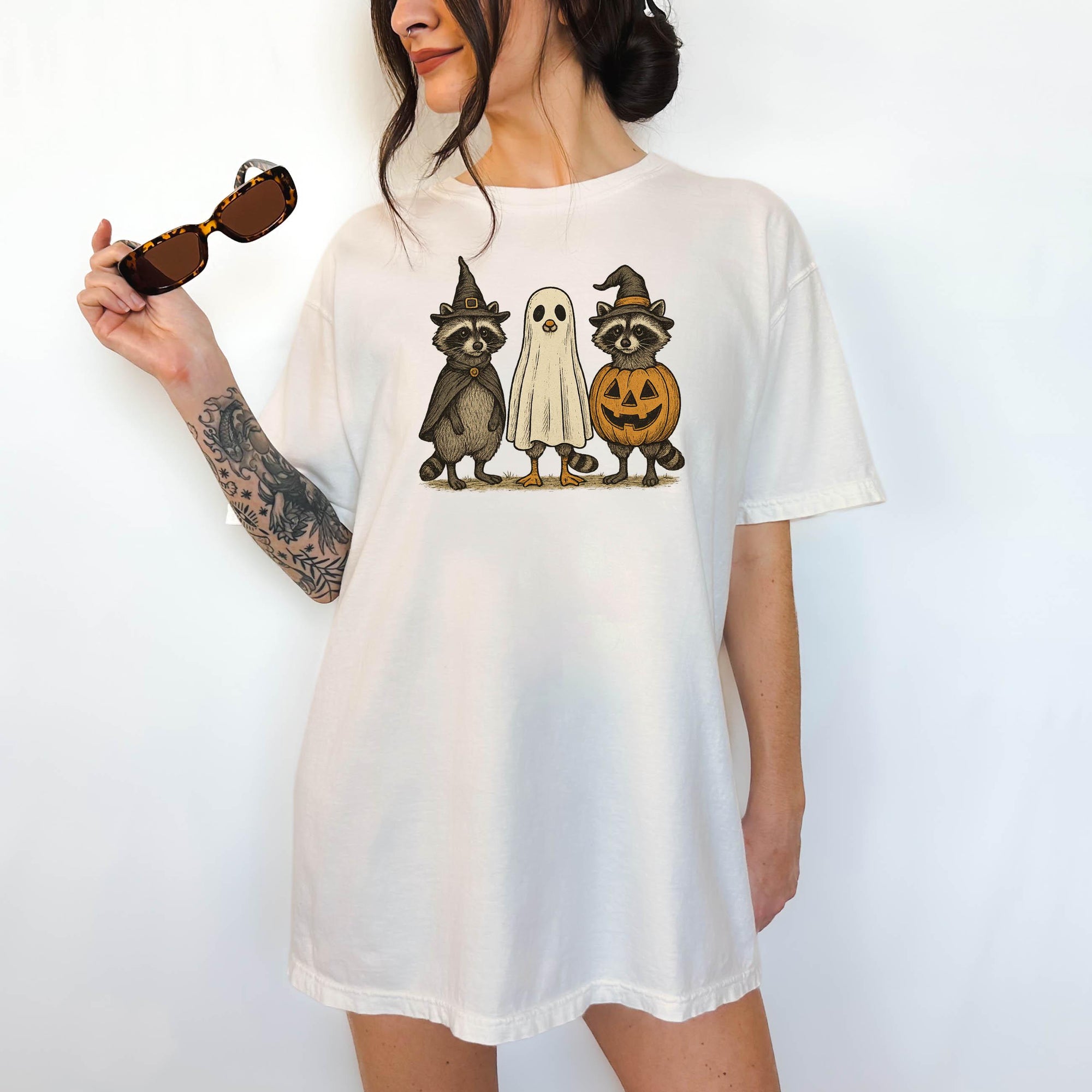 Cutie Ghostie Friends - Comfort Colors T-shirt, Funny Shirt, Dark Humor