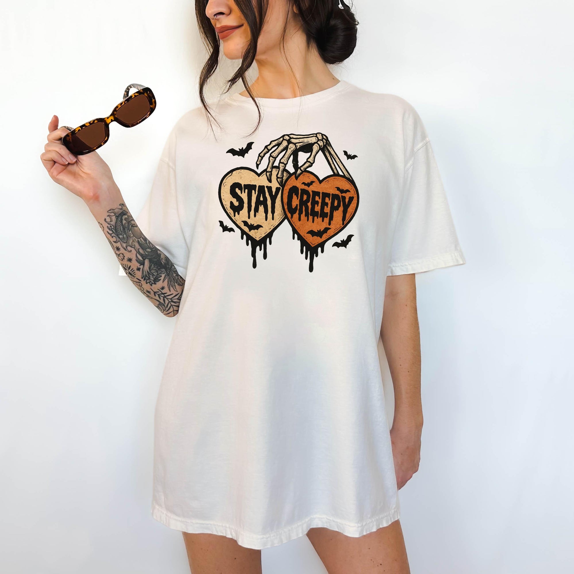 Stay Creepy - Comfort Colors T-shirt, Funny Shirt, Dark Humor