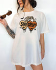 Stay Creepy - Comfort Colors T-shirt, Funny Shirt, Dark Humor