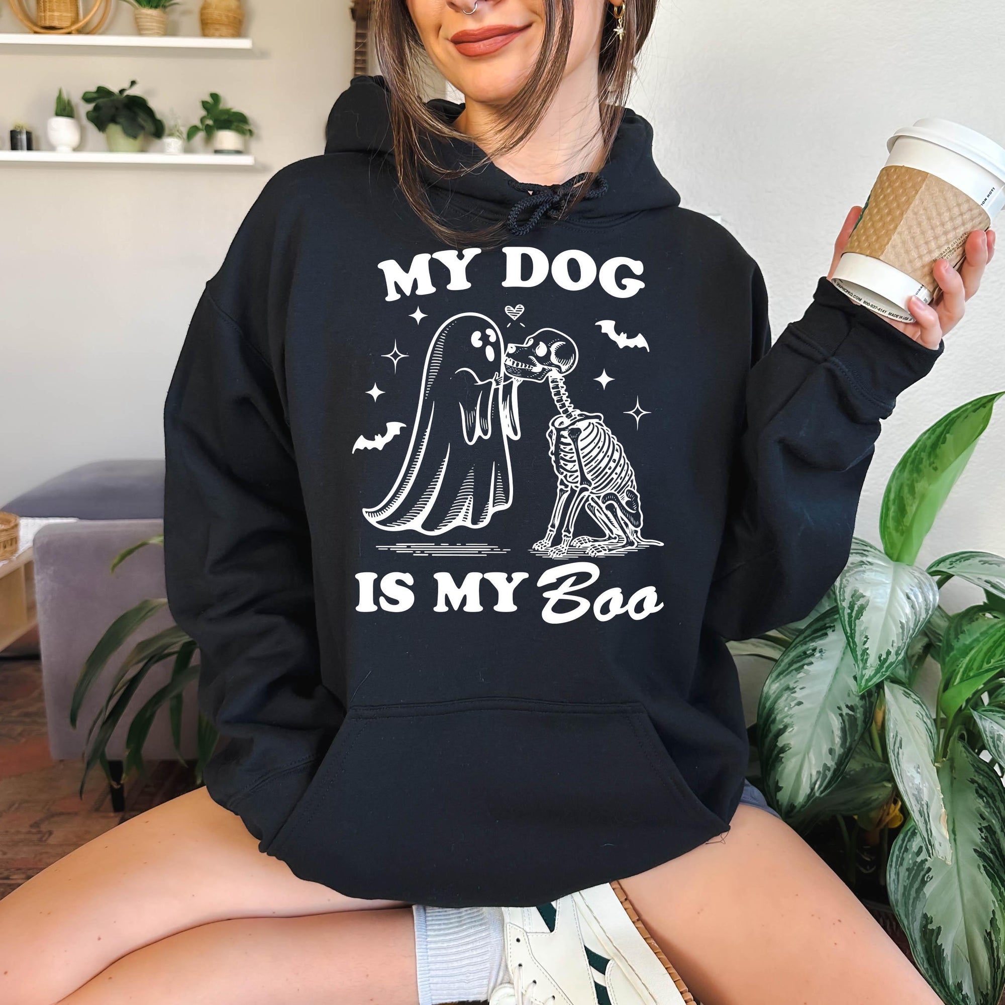 My Dog is My Boo - Crewneck Sweatshirt or Hoodie