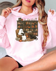 Haunted Library - Crewneck Sweatshirt or Hoodie