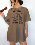 Dogs Because People are Creepy - Comfort Colors T-shirt, Funny Shirt, Dark Humor