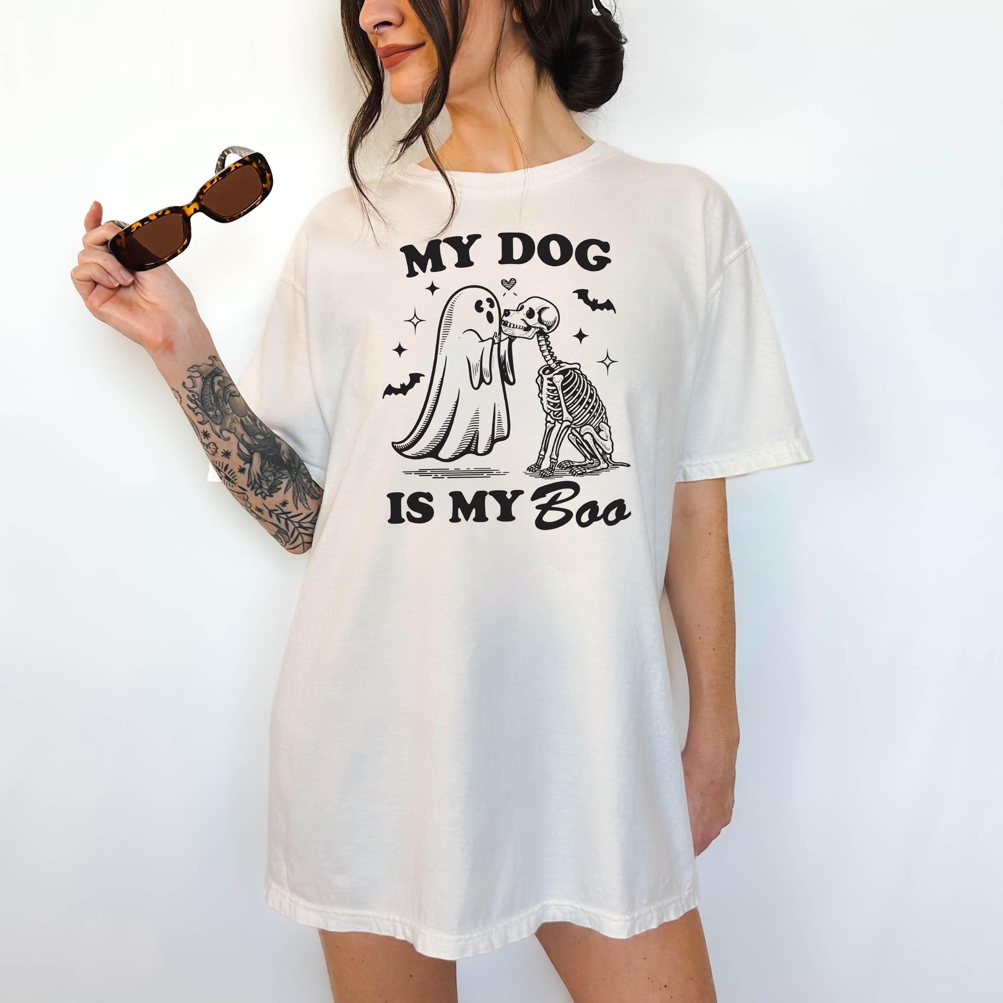 Dogs Because People are Creepy - Comfort Colors T-shirt, Funny Shirt, Dark Humor
