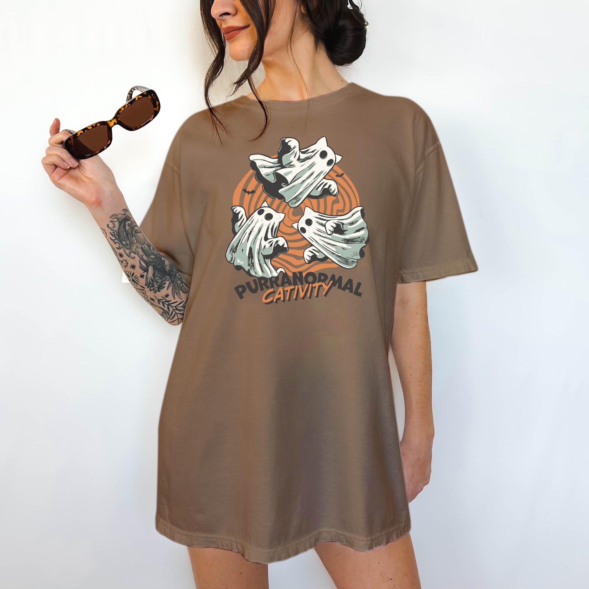 Purranormal Cativity - Comfort Colors T-shirt, Funny Shirt, Dark Humor
