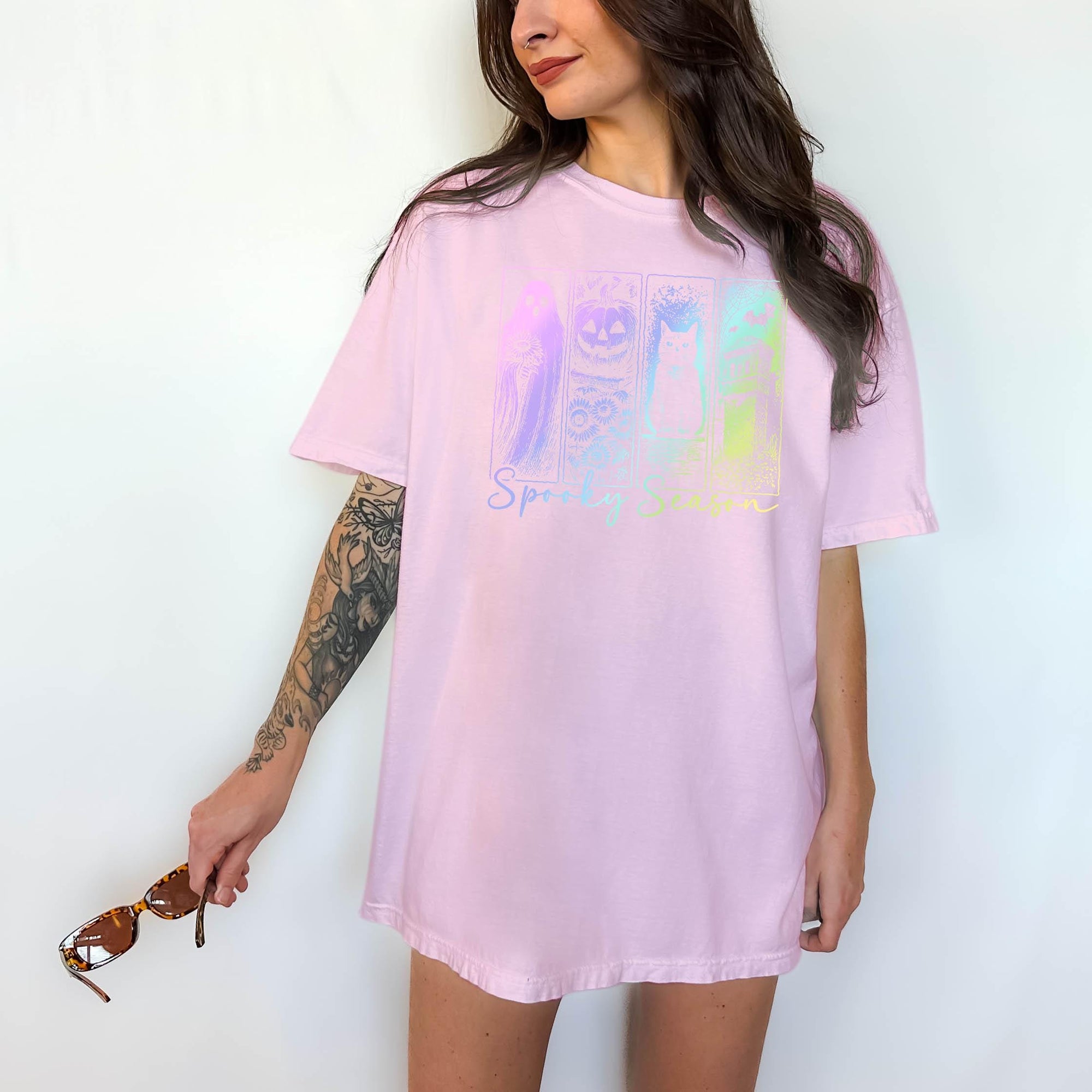 Pastel Spooky Halloween - Comfort Colors T-shirt, Funny Shirt, Dark Humor