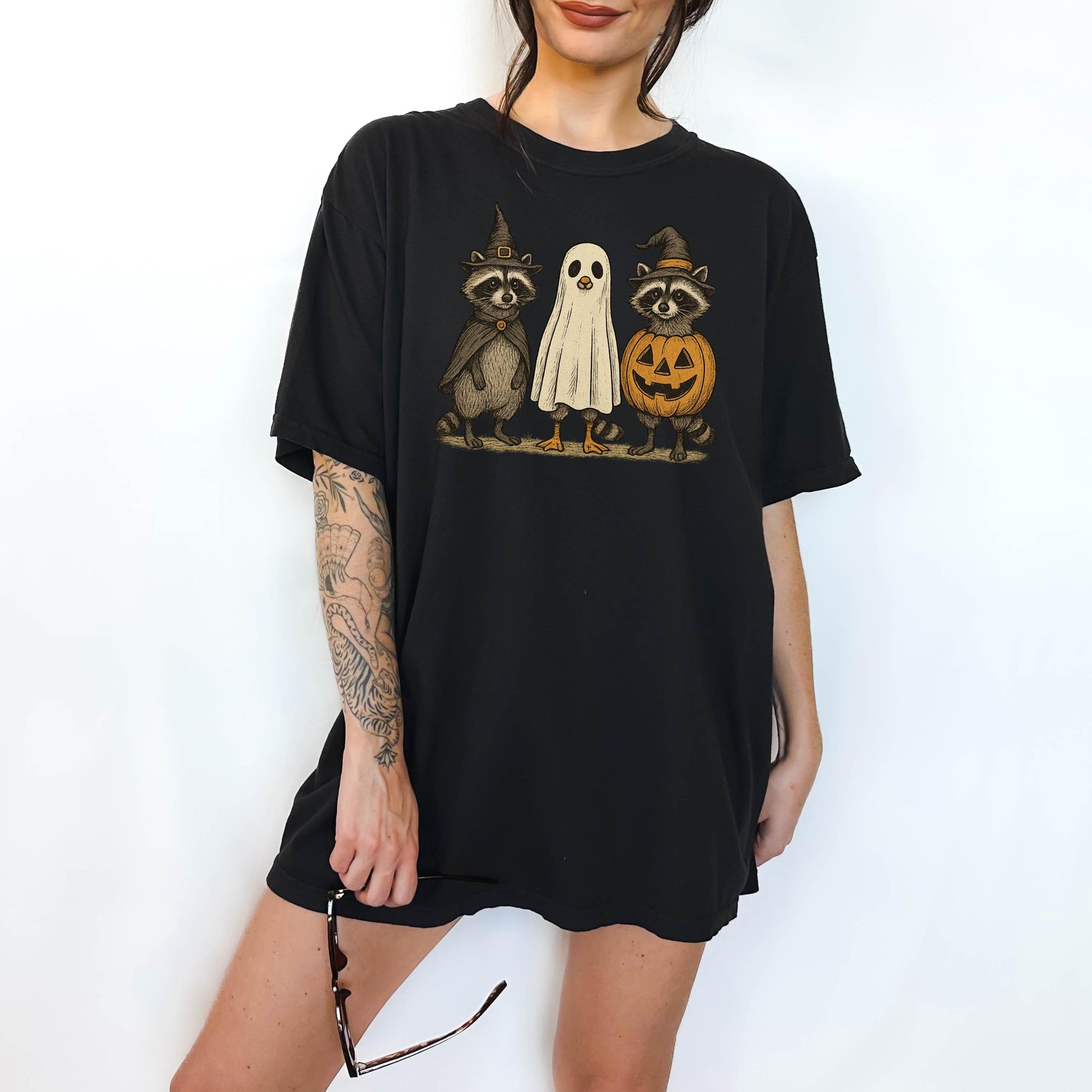 Cutie Ghostie Friends - Comfort Colors T-shirt, Funny Shirt, Dark Humor
