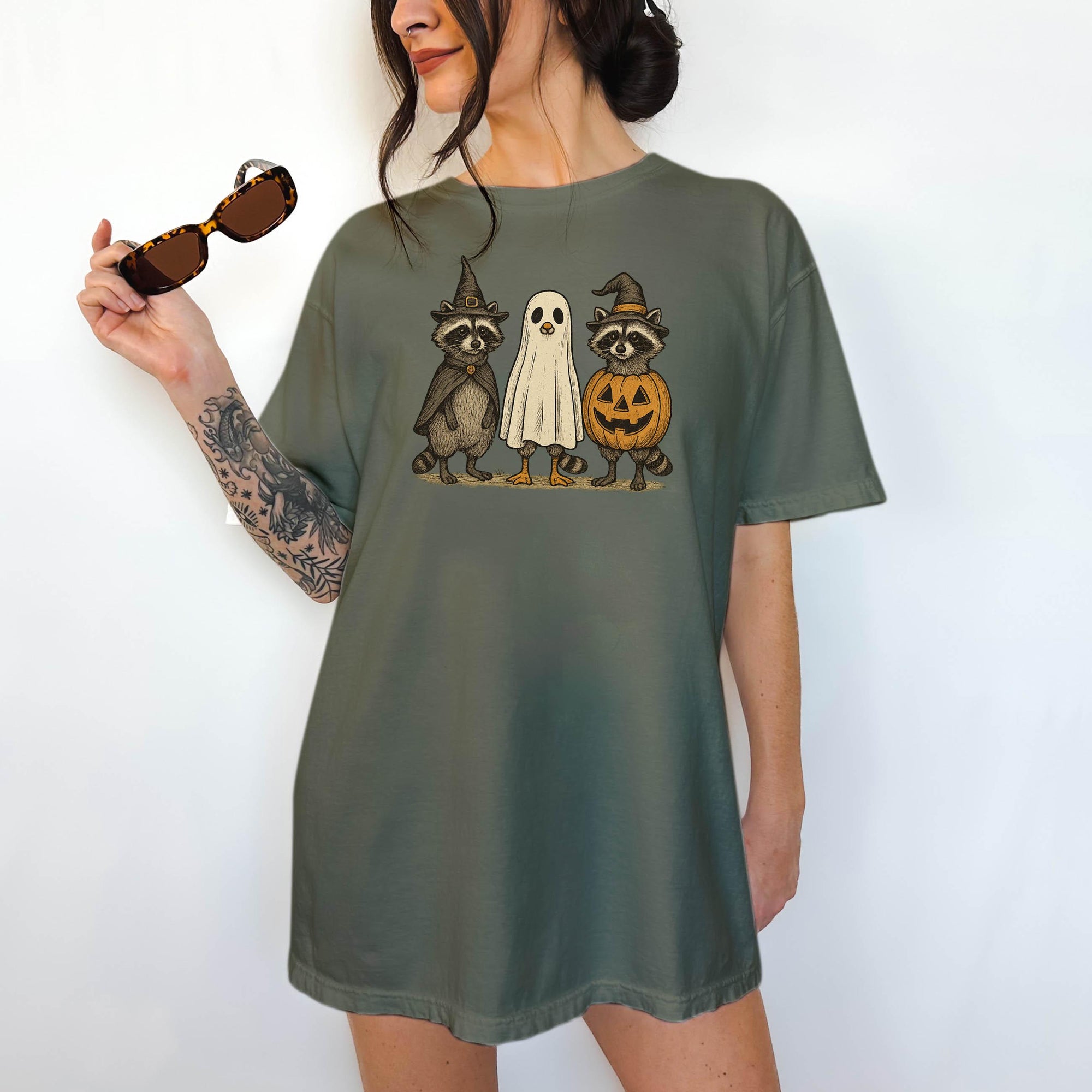 Cutie Ghostie Friends - Comfort Colors T-shirt, Funny Shirt, Dark Humor