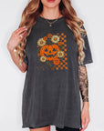 Retro Pumpkin - Comfort Colors T-shirt, Funny Shirt, Dark Humor