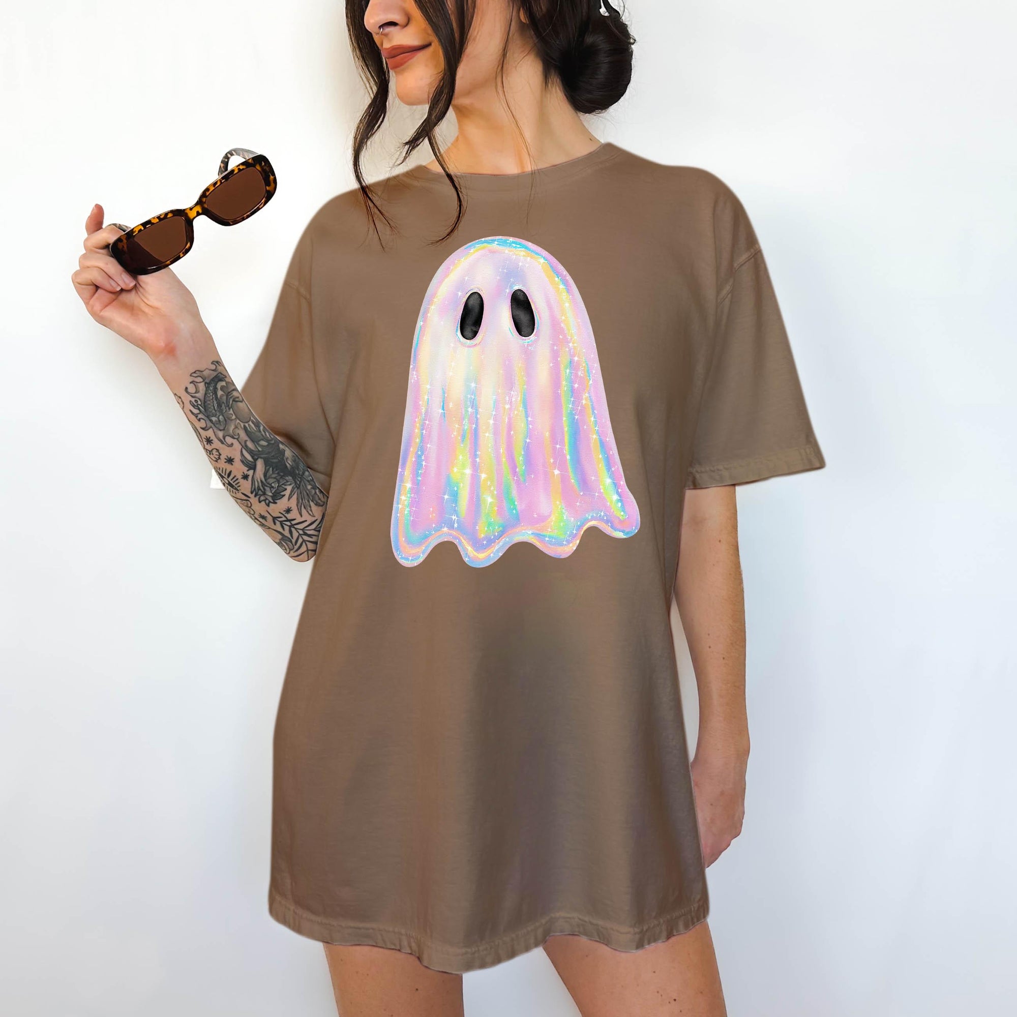 Shimmering Iridescent Ghost - Comfort Colors T-shirt, Funny Shirt, Dark Humor