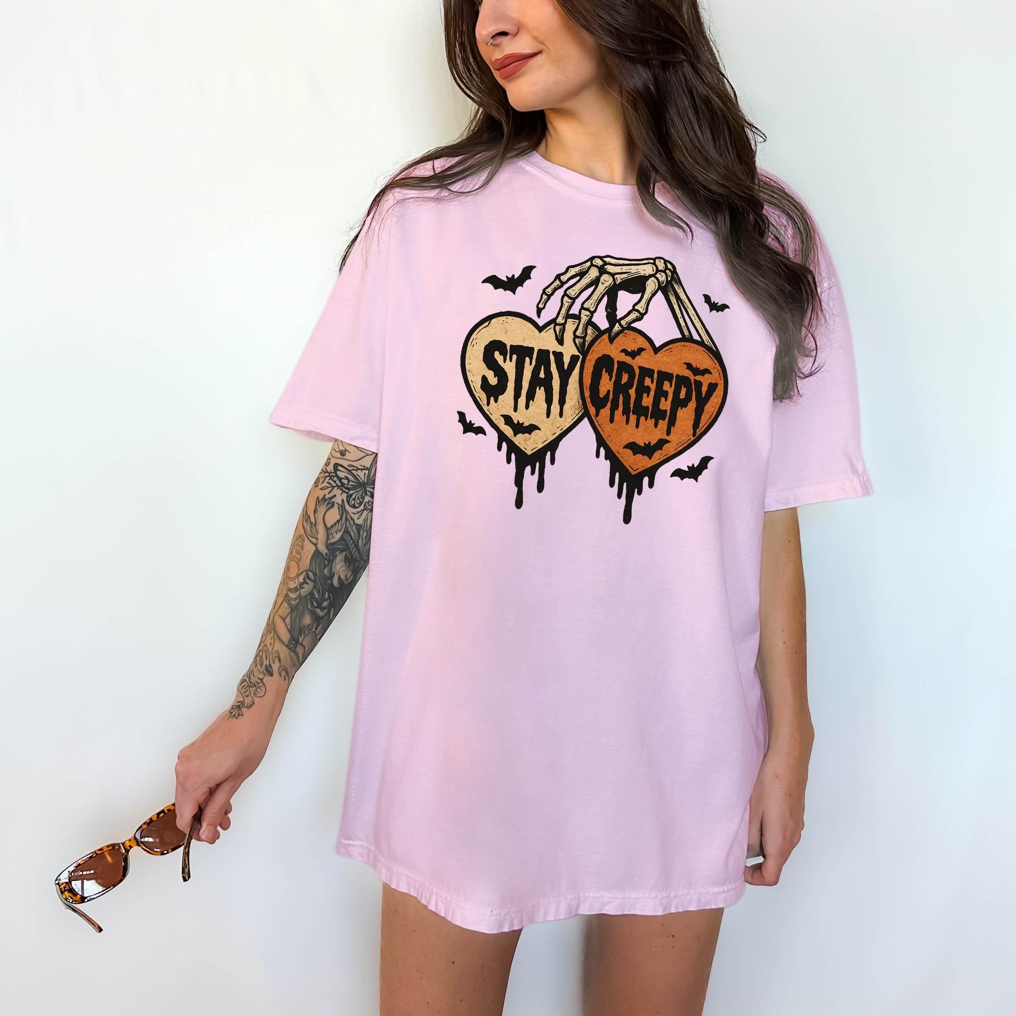 Stay Creepy - Comfort Colors T-shirt, Funny Shirt, Dark Humor