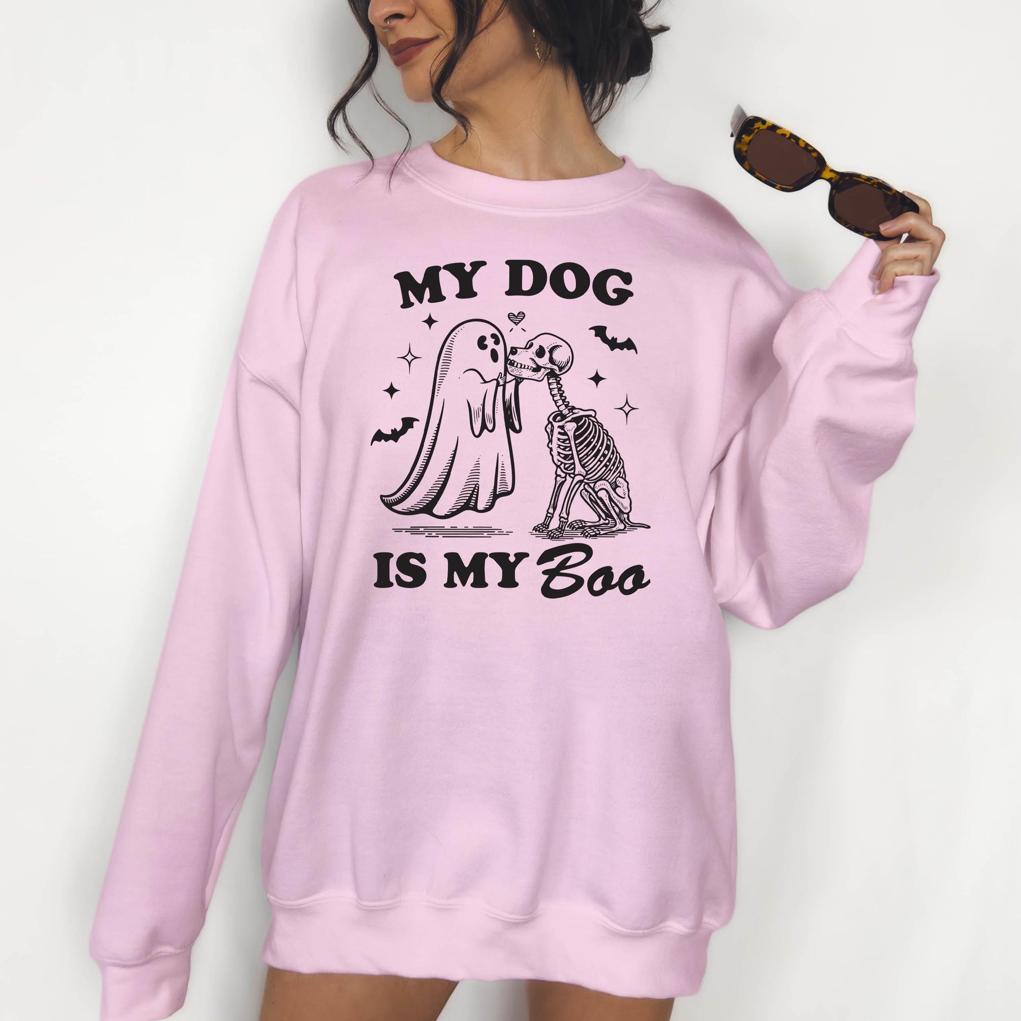 My Dog is My Boo - Crewneck Sweatshirt or Hoodie