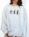 Ghost Cats - Crewneck Sweatshirt or Hoodie