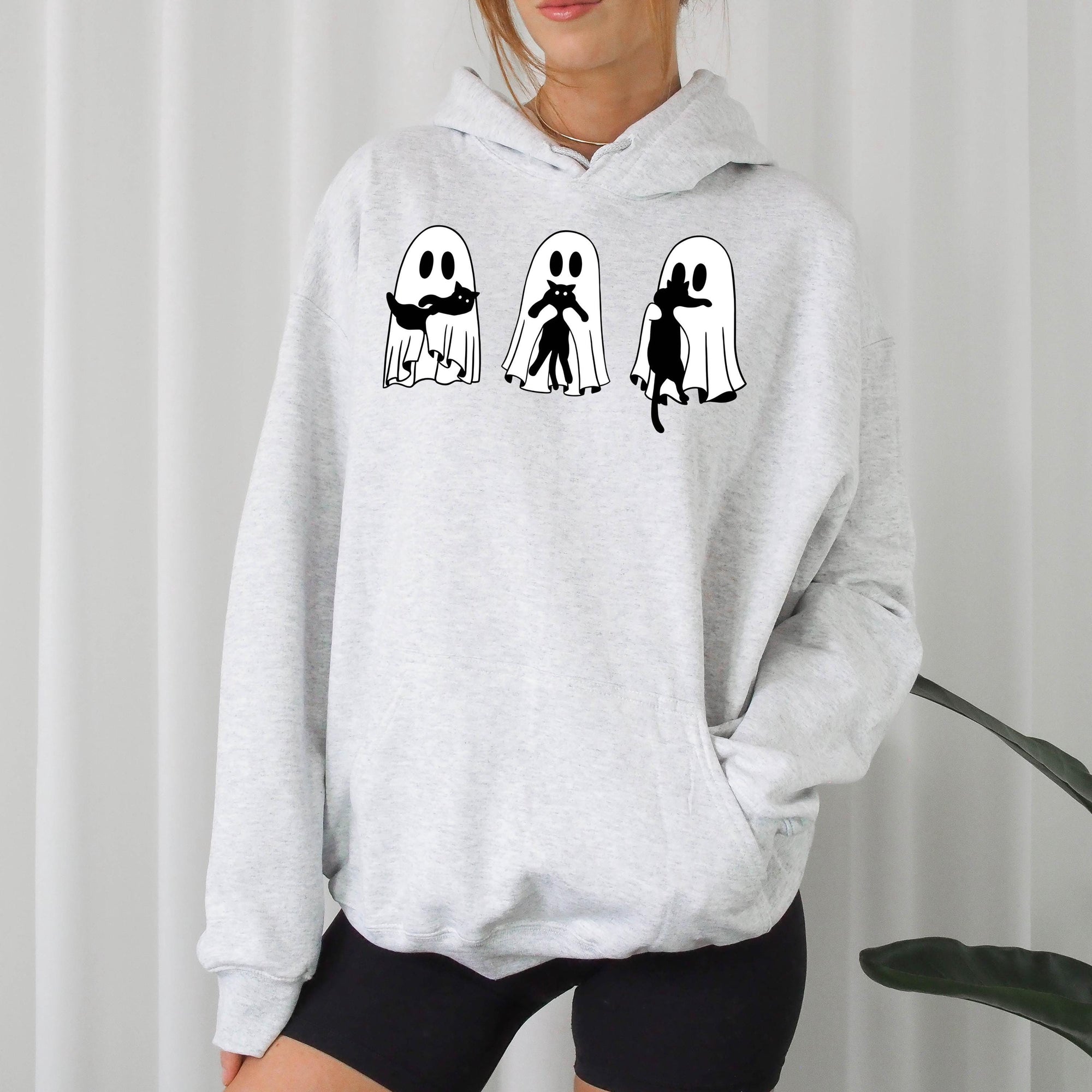 Ghost Cats - Crewneck Sweatshirt or Hoodie