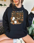 Haunted Library - Crewneck Sweatshirt or Hoodie