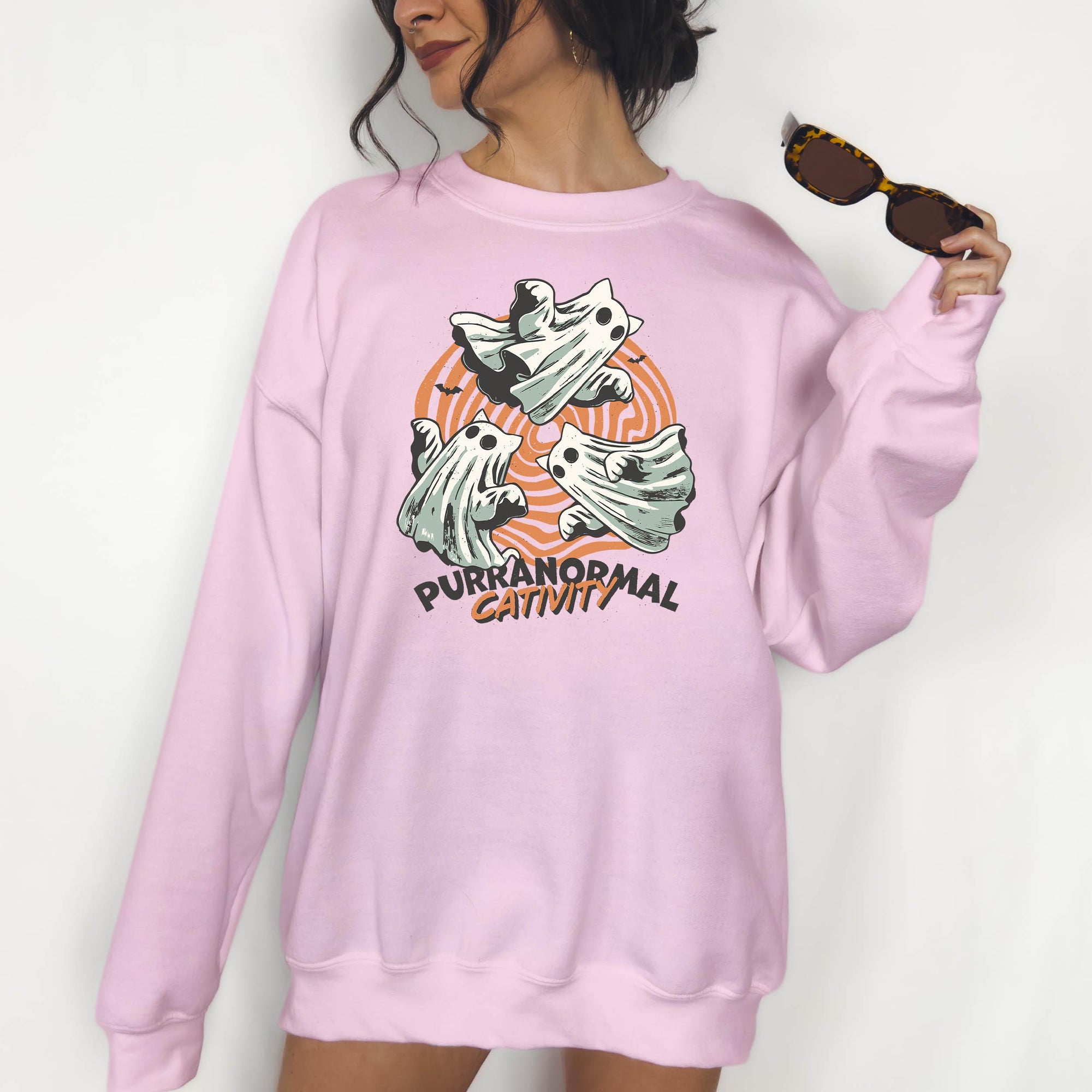 Purranormal Cativity- Crewneck Sweatshirt or Hoodie