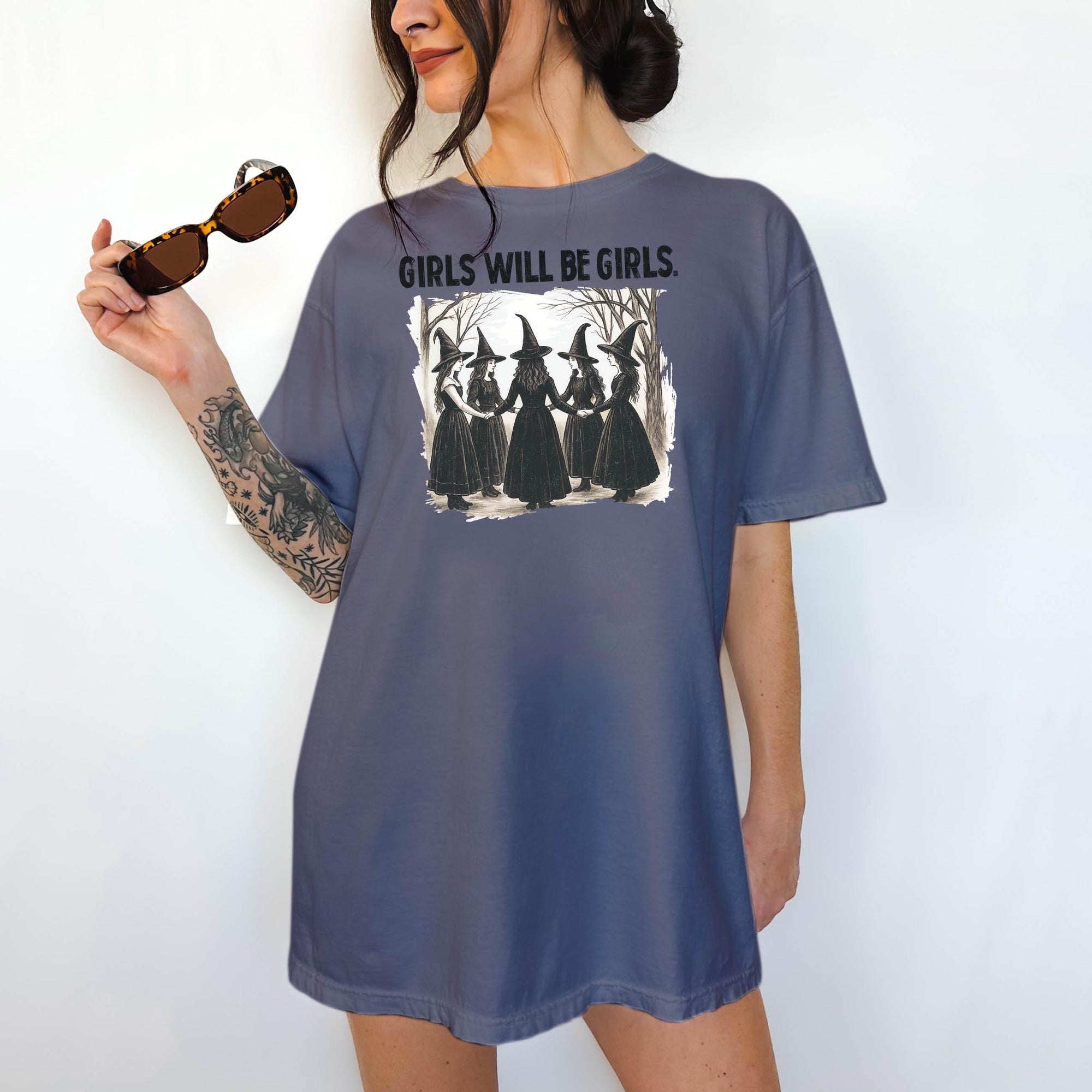 Girls Will Be Girls - Comfort Colors T-shirt, Funny Shirt, Dark Humor