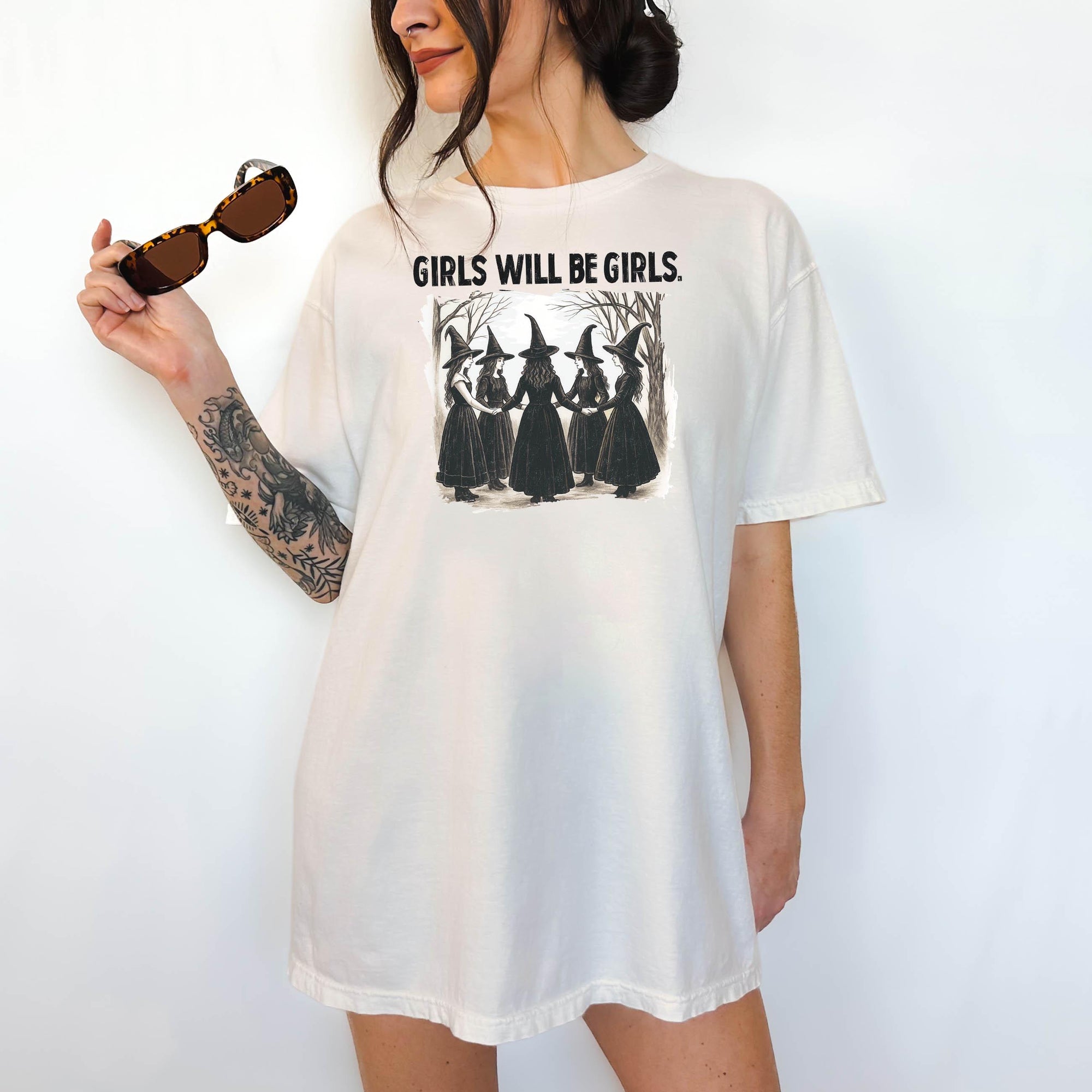 Girls Will Be Girls - Comfort Colors T-shirt, Funny Shirt, Dark Humor