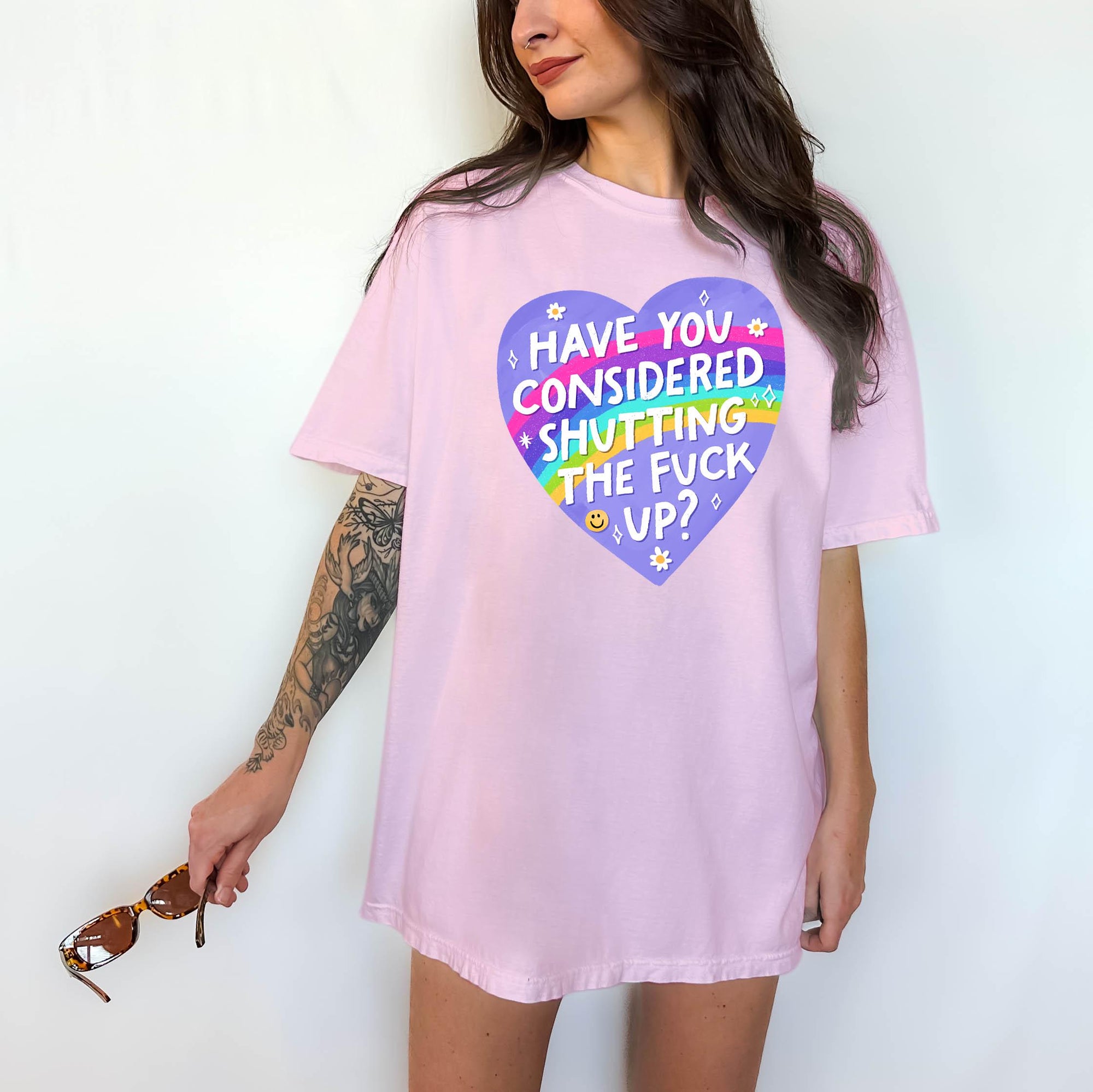 How About You Shut the Fuck Up - Comfort Colors T-shirt, Funny Shirt, Dark Humor