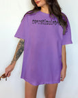 Overstimulated - Comfort Colors T-shirt, Funny Shirt, Dark Humor