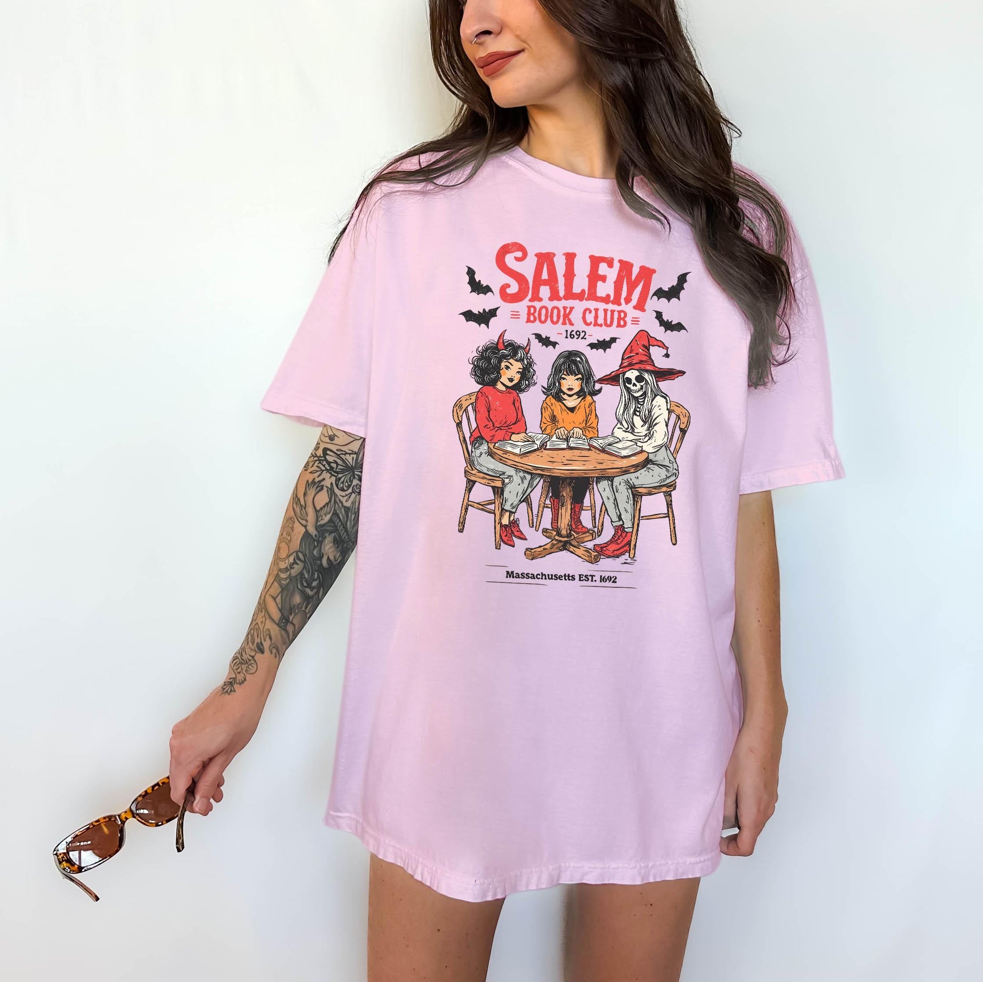 Salem Book Club - Comfort Colors T-shirt, Funny Shirt, Dark Humor