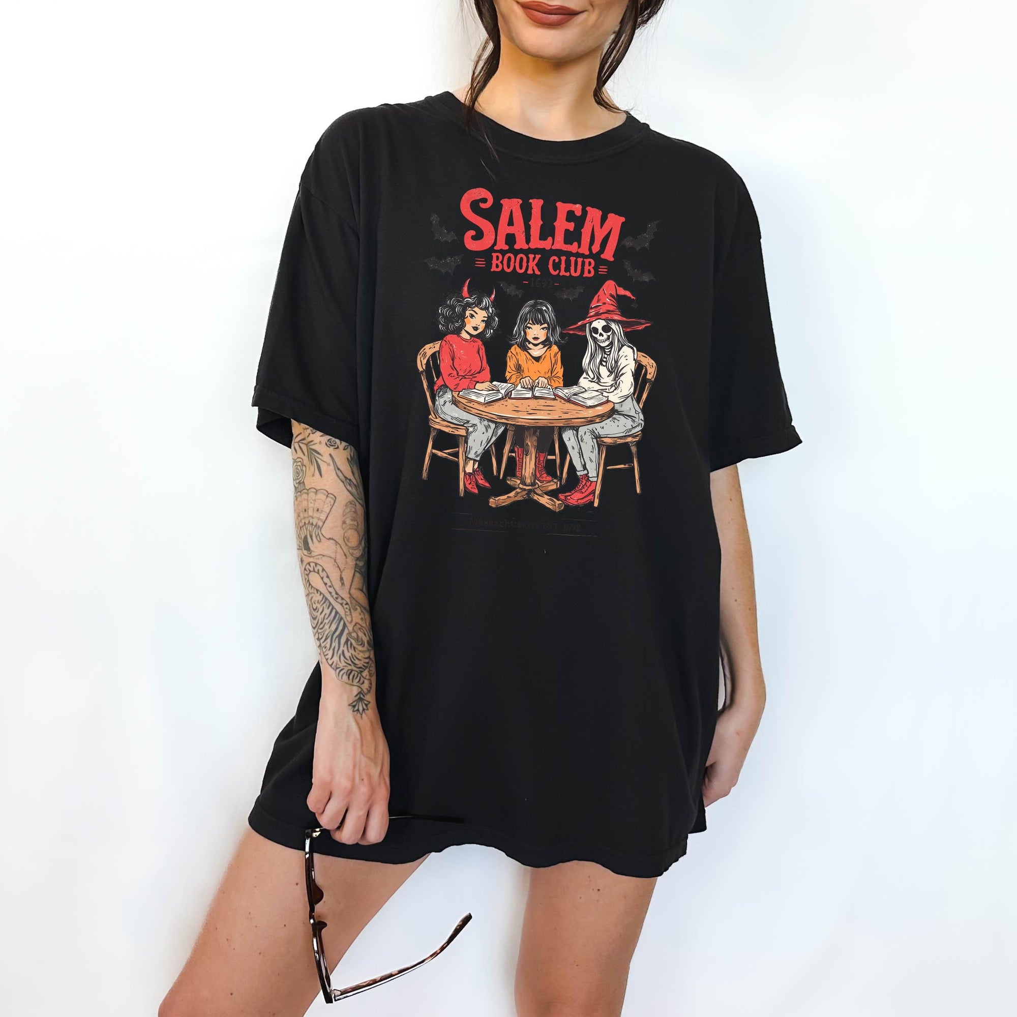 Salem Book Club - Comfort Colors T-shirt, Funny Shirt, Dark Humor