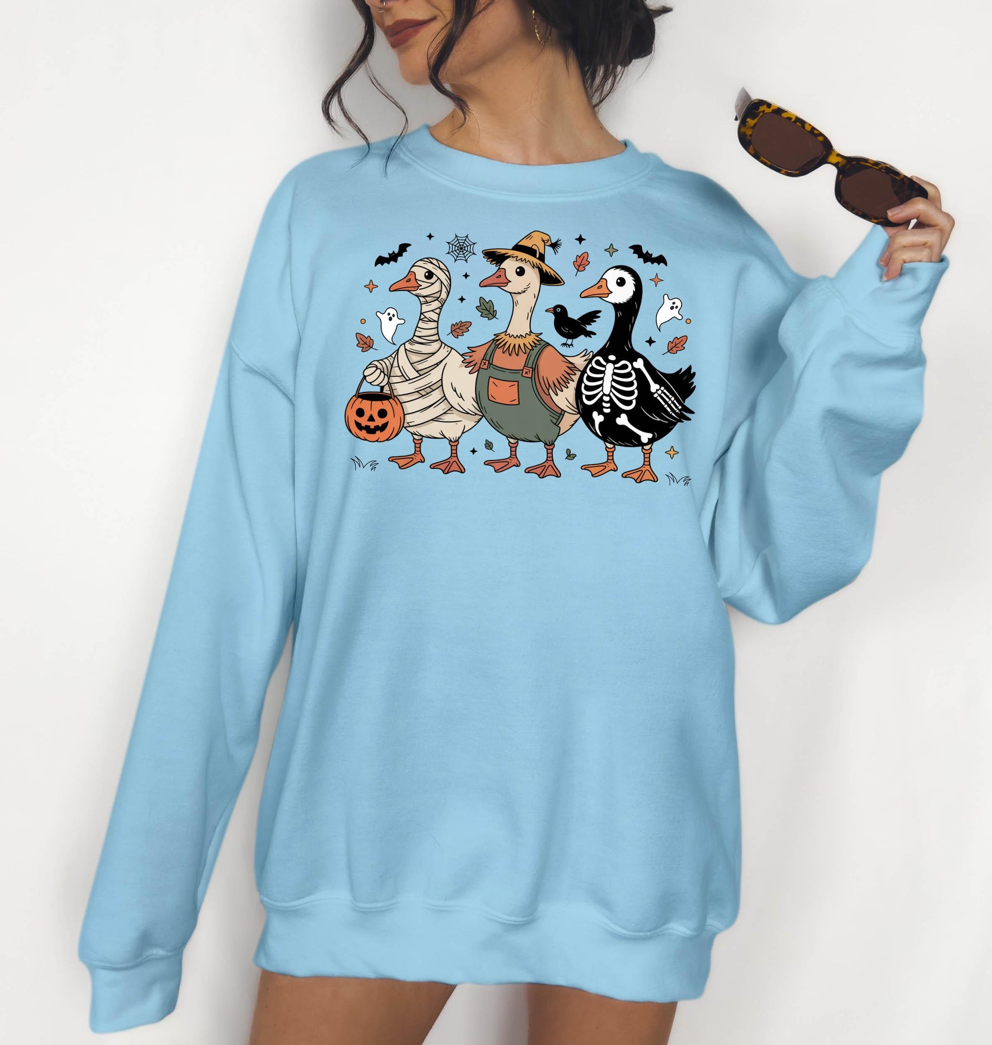 Goose Skeleton - Crewneck Sweatshirt or Hoodie