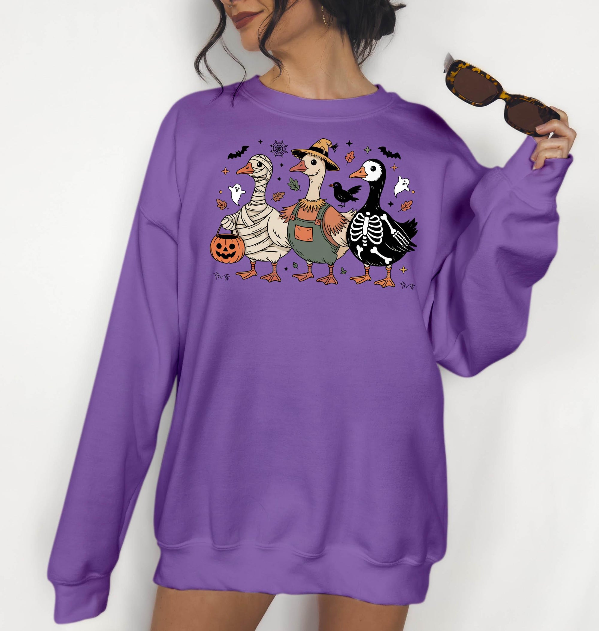 Goose Skeleton - Crewneck Sweatshirt or Hoodie