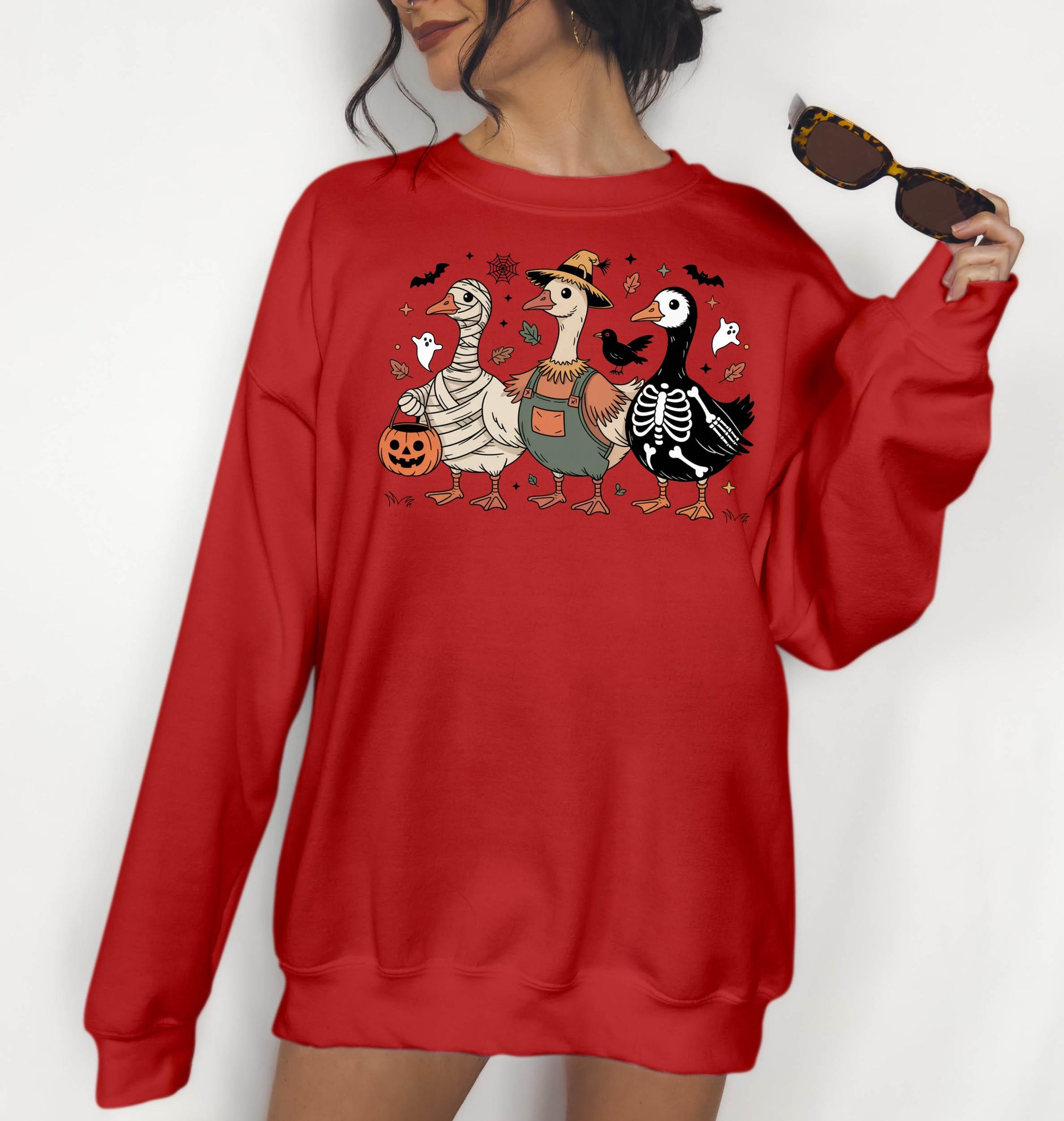 Goose Skeleton - Crewneck Sweatshirt or Hoodie
