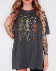 Dancing Skeletons - Comfort Colors T-shirt, Funny Shirt, Dark Humor