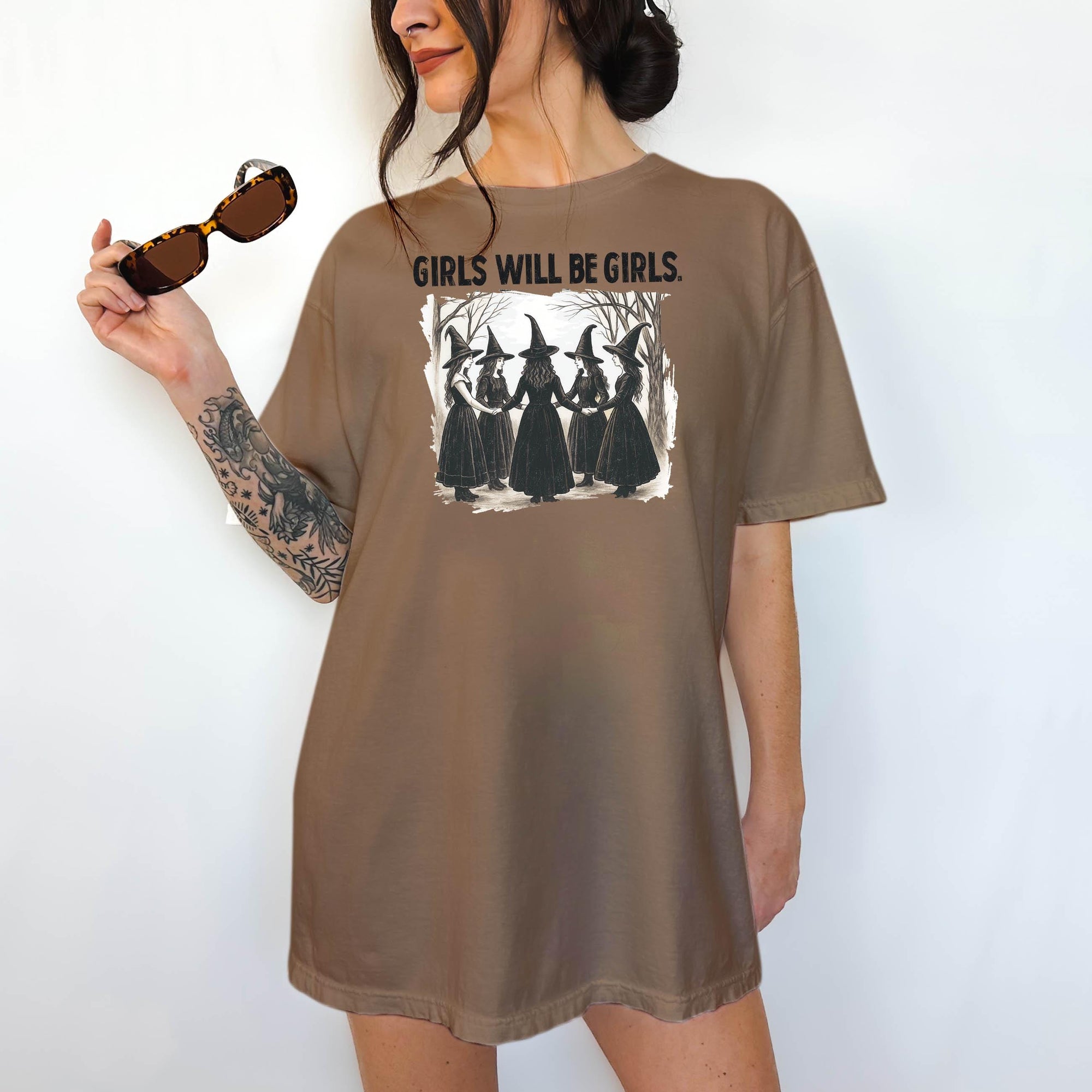 Girls Will Be Girls - Comfort Colors T-shirt, Funny Shirt, Dark Humor