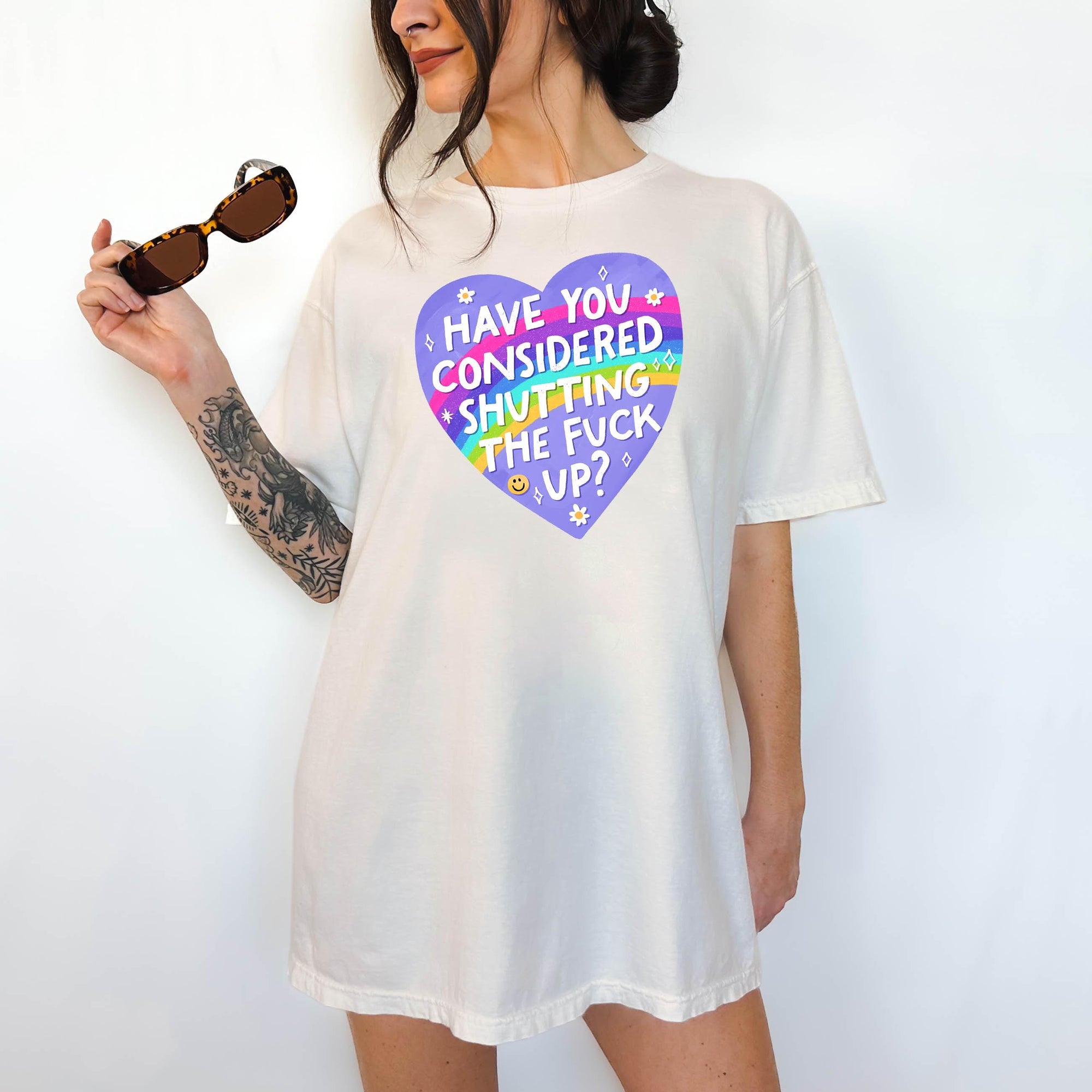 How About You Shut the Fuck Up - Comfort Colors T-shirt, Funny Shirt, Dark Humor