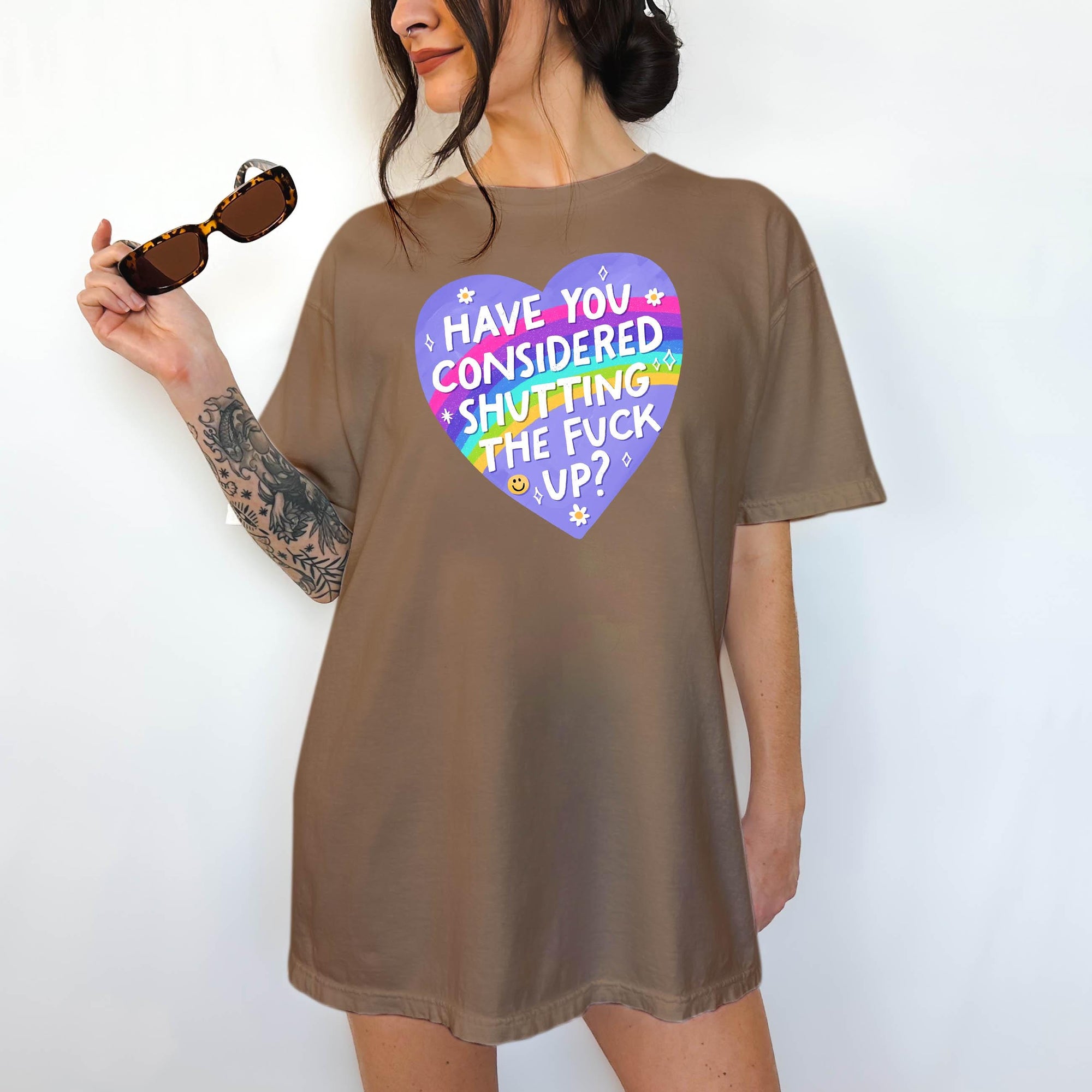 How About You Shut the Fuck Up - Comfort Colors T-shirt, Funny Shirt, Dark Humor