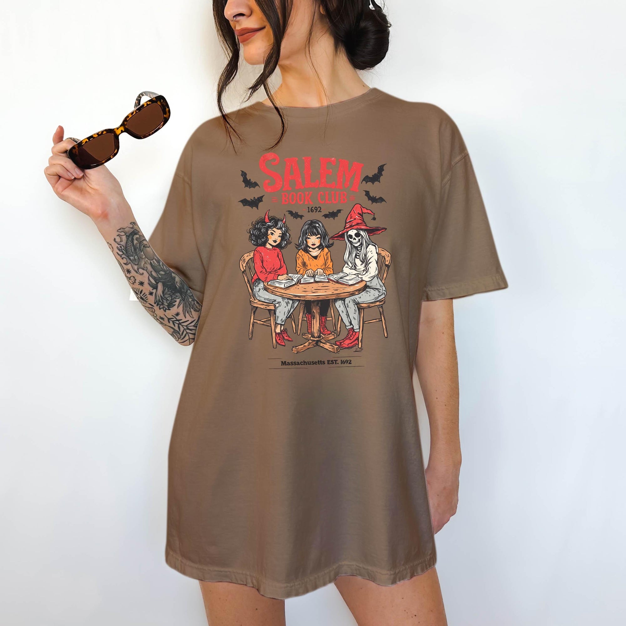 Salem Book Club - Comfort Colors T-shirt, Funny Shirt, Dark Humor