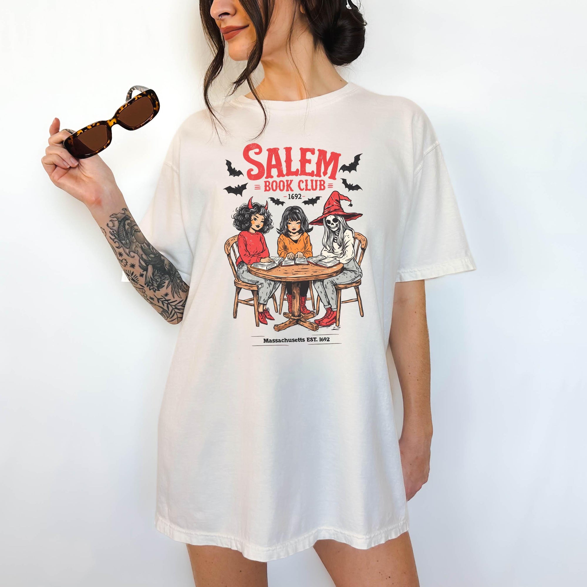 Salem Book Club - Comfort Colors T-shirt, Funny Shirt, Dark Humor