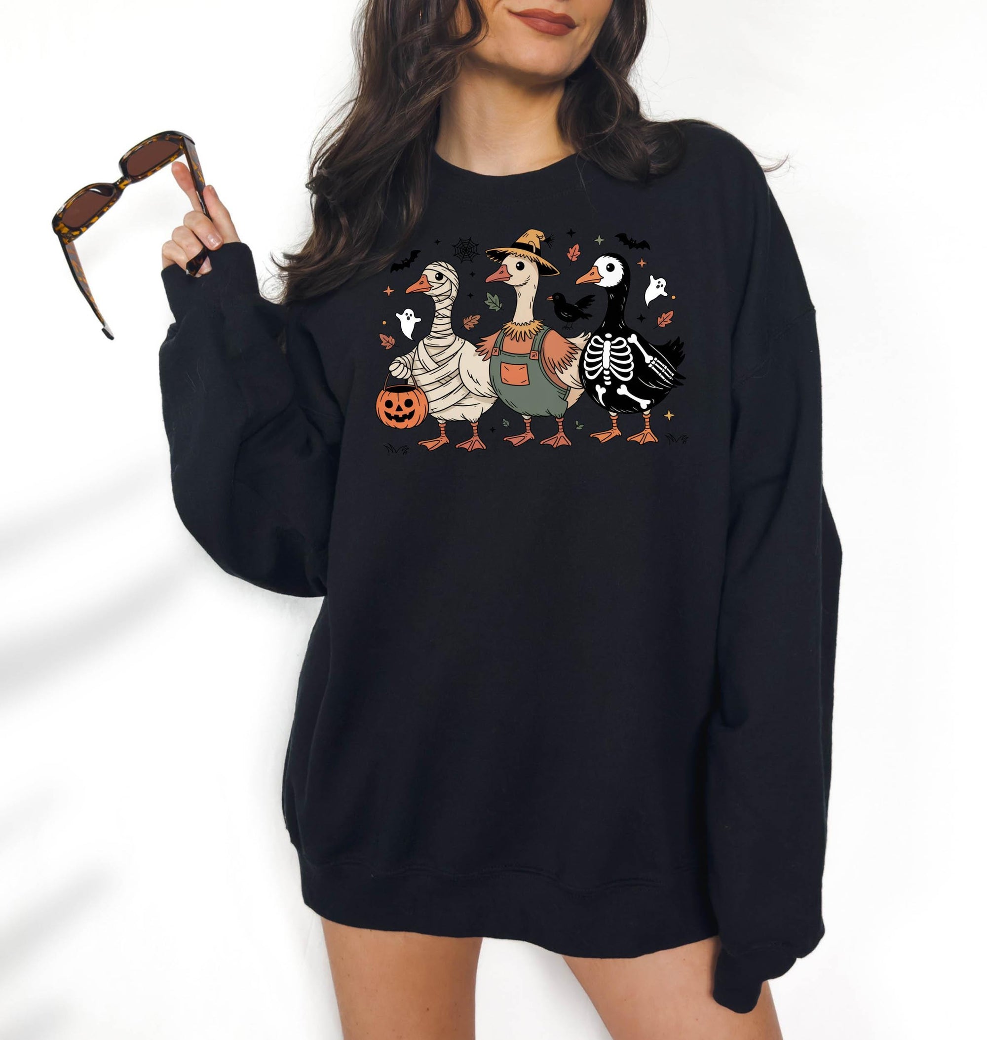 Goose Skeleton - Crewneck Sweatshirt or Hoodie